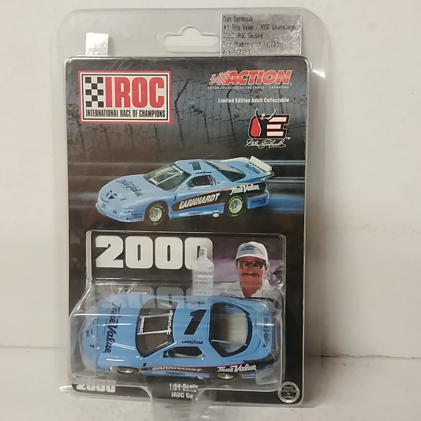 2000 Dale Earnhardt 1/64th Light Blue IROC ARC Firebird