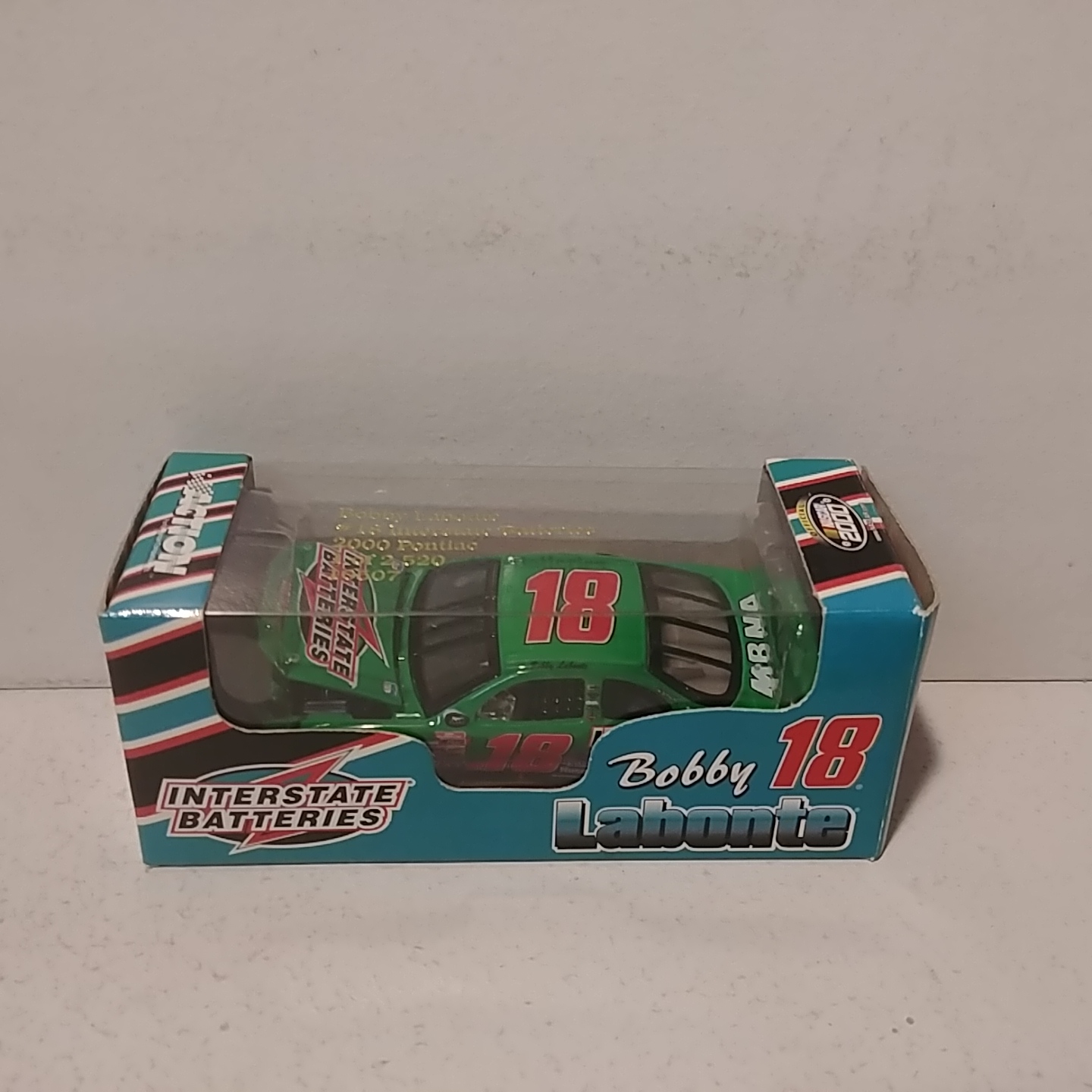 2000 Bobby Labonte 1/64th Interstate Batteries RCCA hood open Pontiac