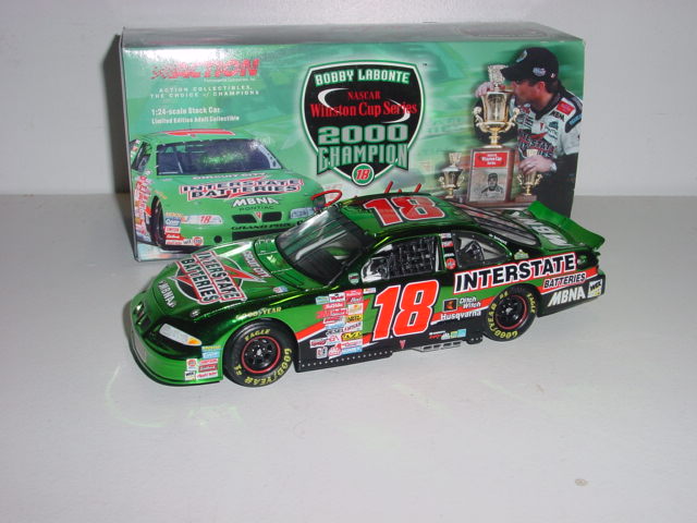 2000 Bobby Labonte 1/24th Interstate Batteries "Winston Cup Champion" car