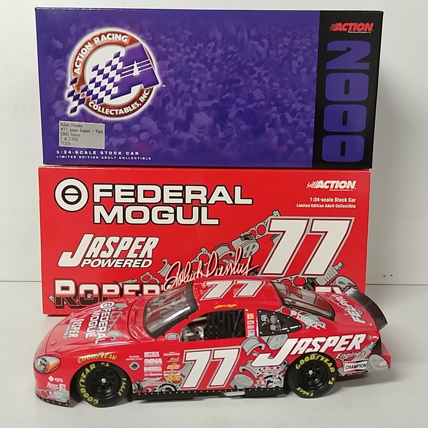 2000 Robert Pressley 1/24th Jasper Parts c/w car