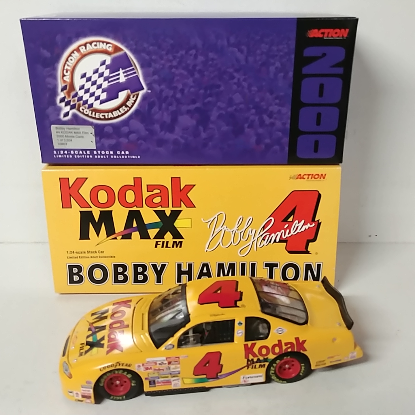 2000 Bobby Hamilton 1/24th Kodak Max c/w car