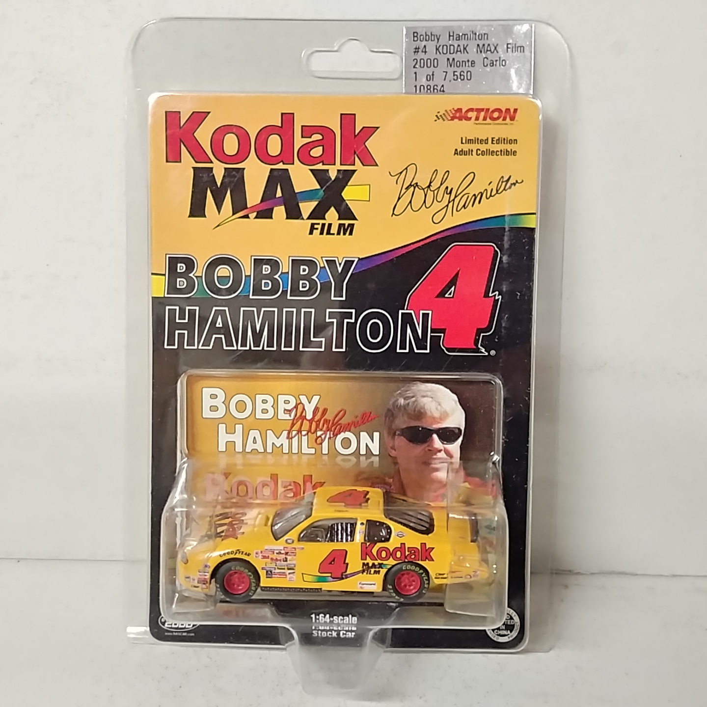 2000 Bobby Hamilton 1/64th Kodak Max ARC Monte Carlo