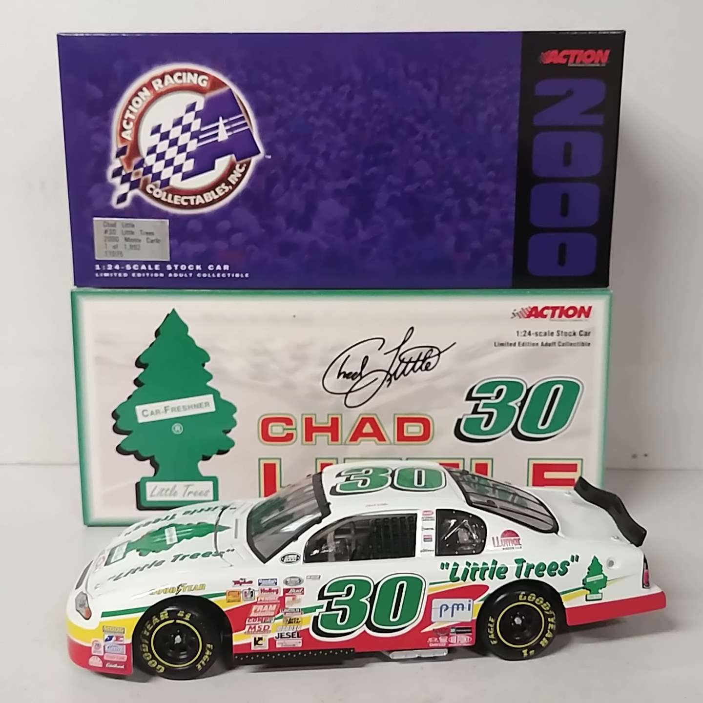 2000 Chad Little 1/24th Little Trees "Busch Series" c/w car