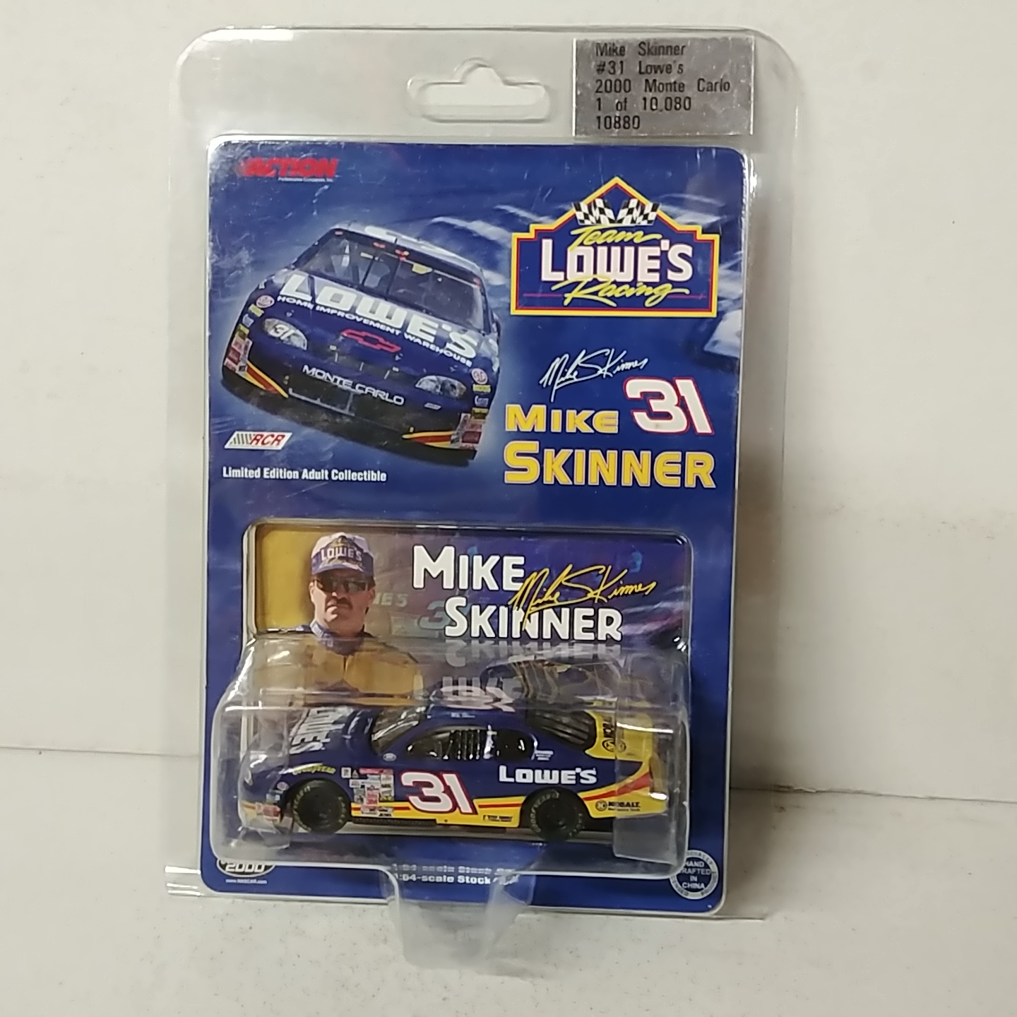 2000 Mike Skinner 1/64th Lowes ARC Monte Carlo
