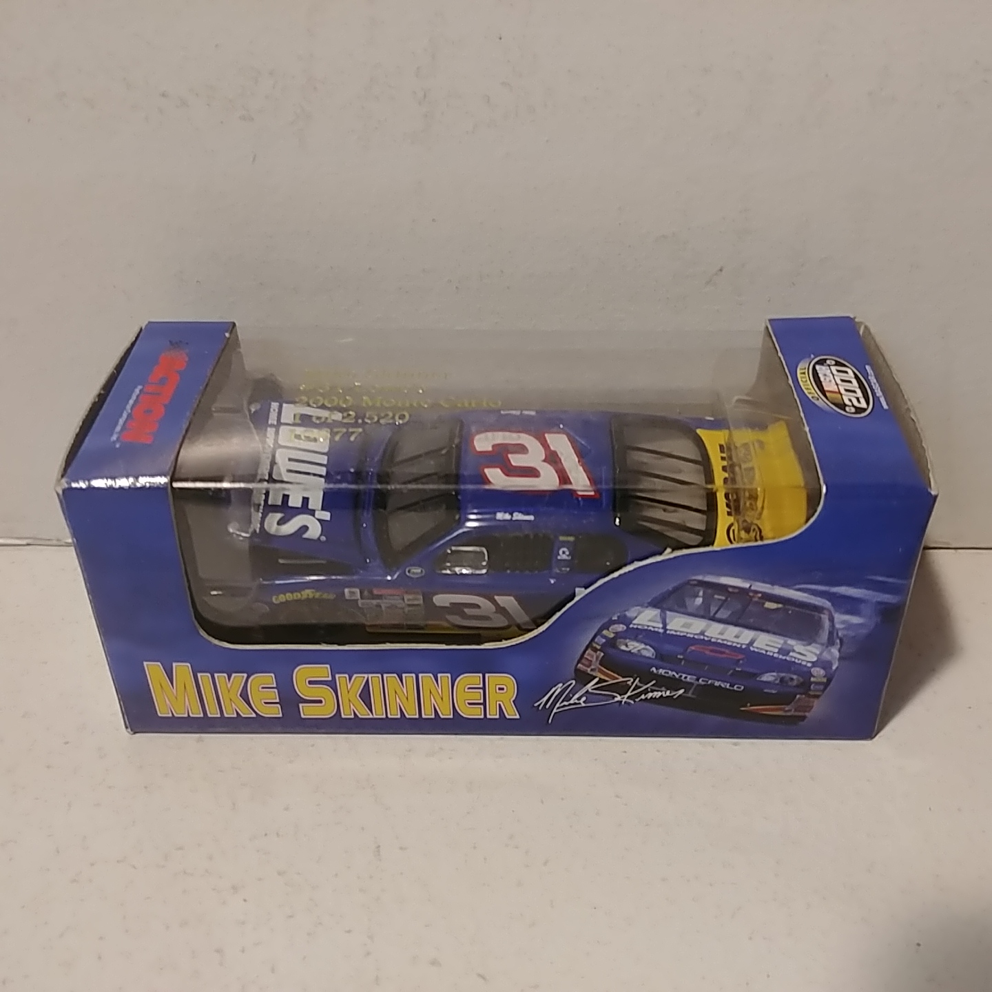 2000 Mike Skinner 1/64th Lowe's RCCA hood open Monte Carlo