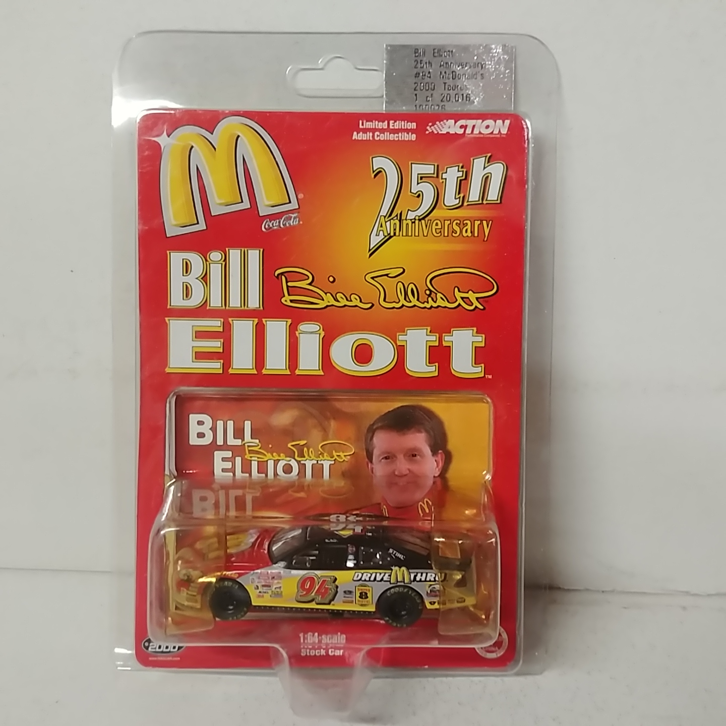 2000 Bill Elliott 1/64th McDonald's "25th Anniversary" ARC Taurus