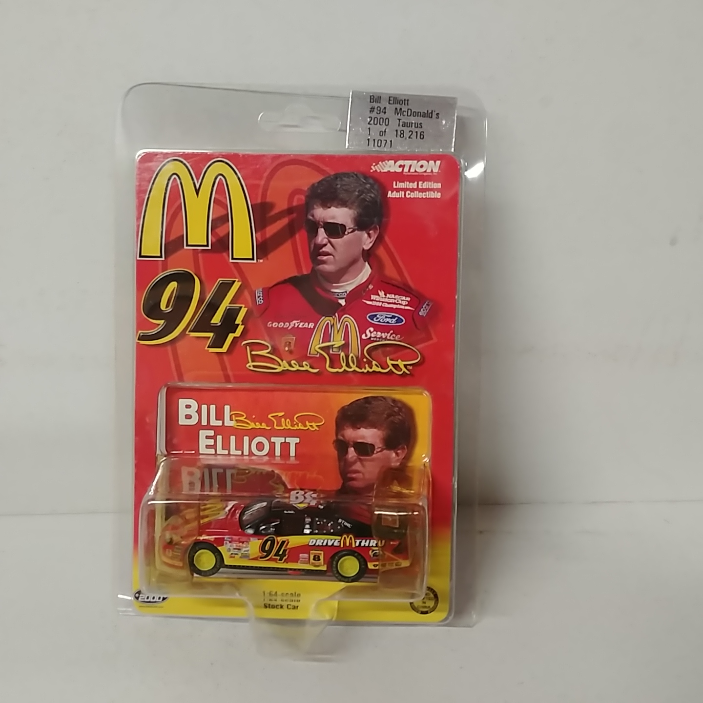 2000 Bill Elliott 1/64th McDonald's ARC Taurus