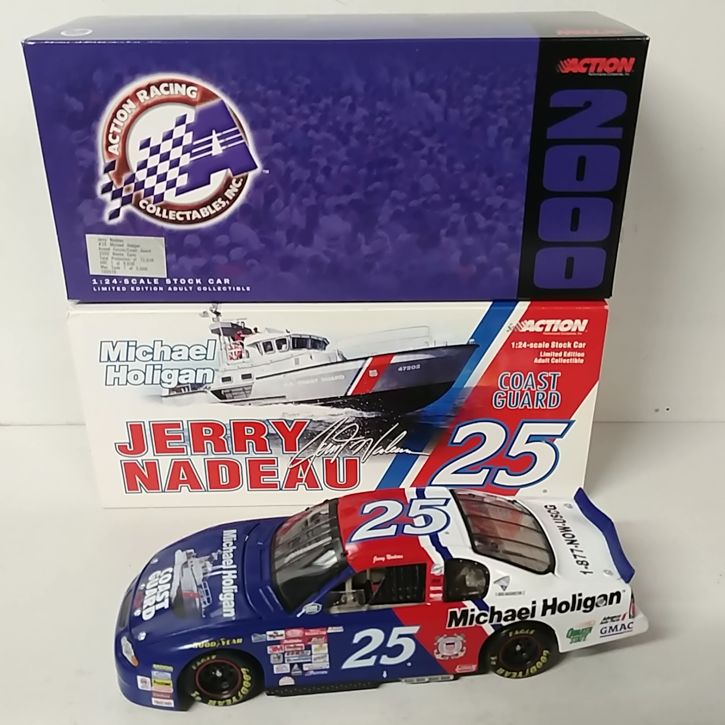 2000 Jerry Nadeau 1/24th Michael Holigan "Coast Guard" c/w car