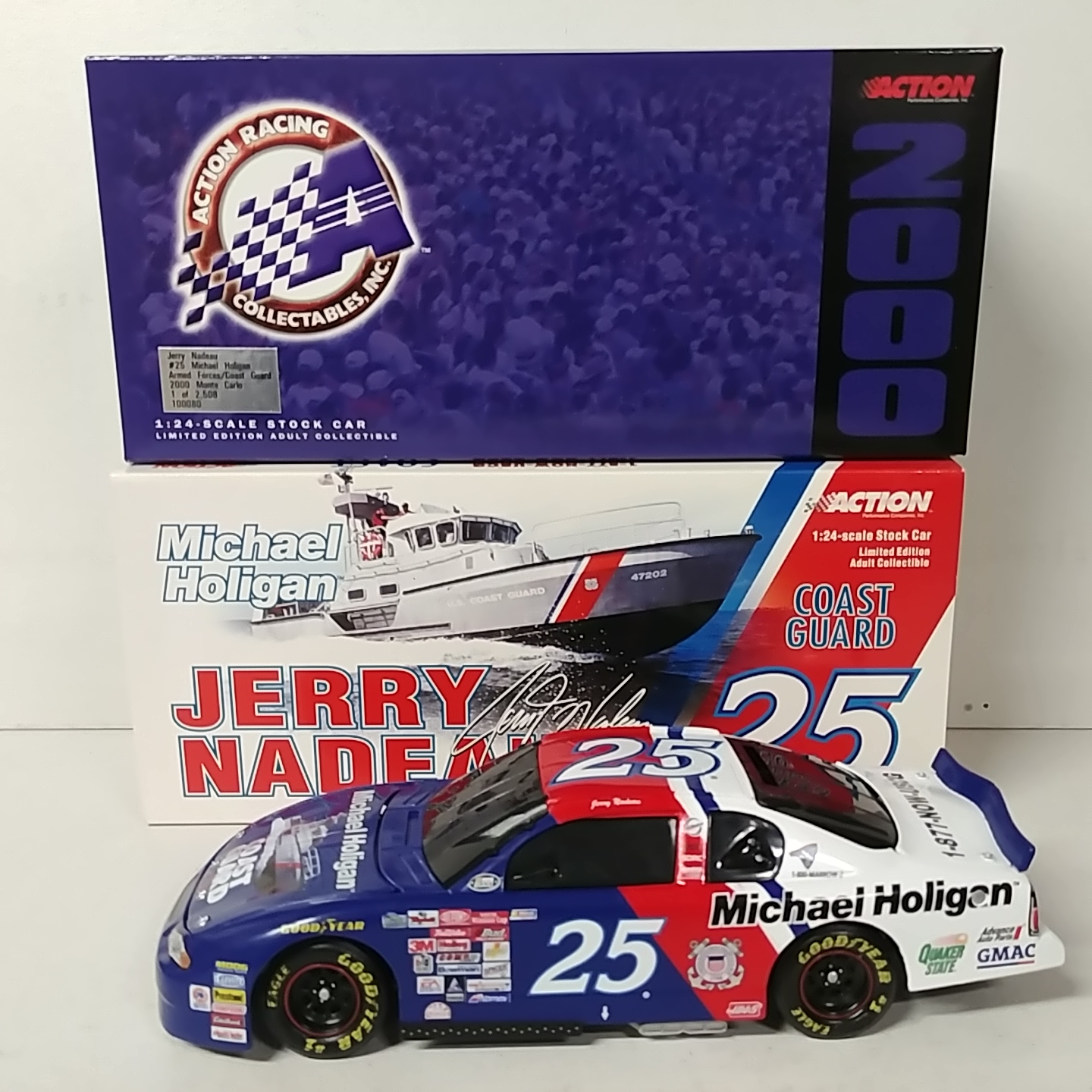 2000 Jerry Nadeau 1/24th Michael Holigan "Coast Guard" b/w bank