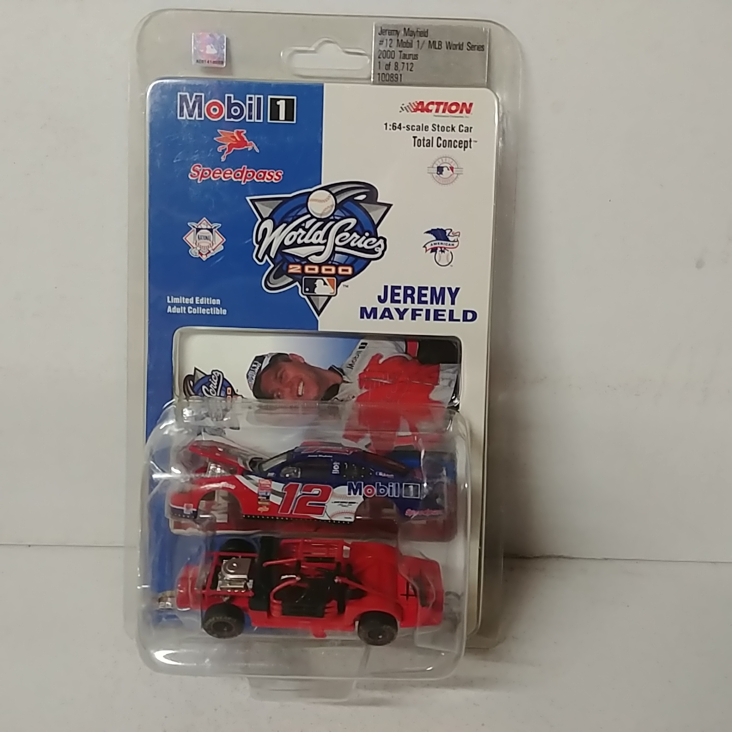 2000 Jeremy Mayfield 1/64th Mobil1  "MLB World Series" Total Concept Taurus