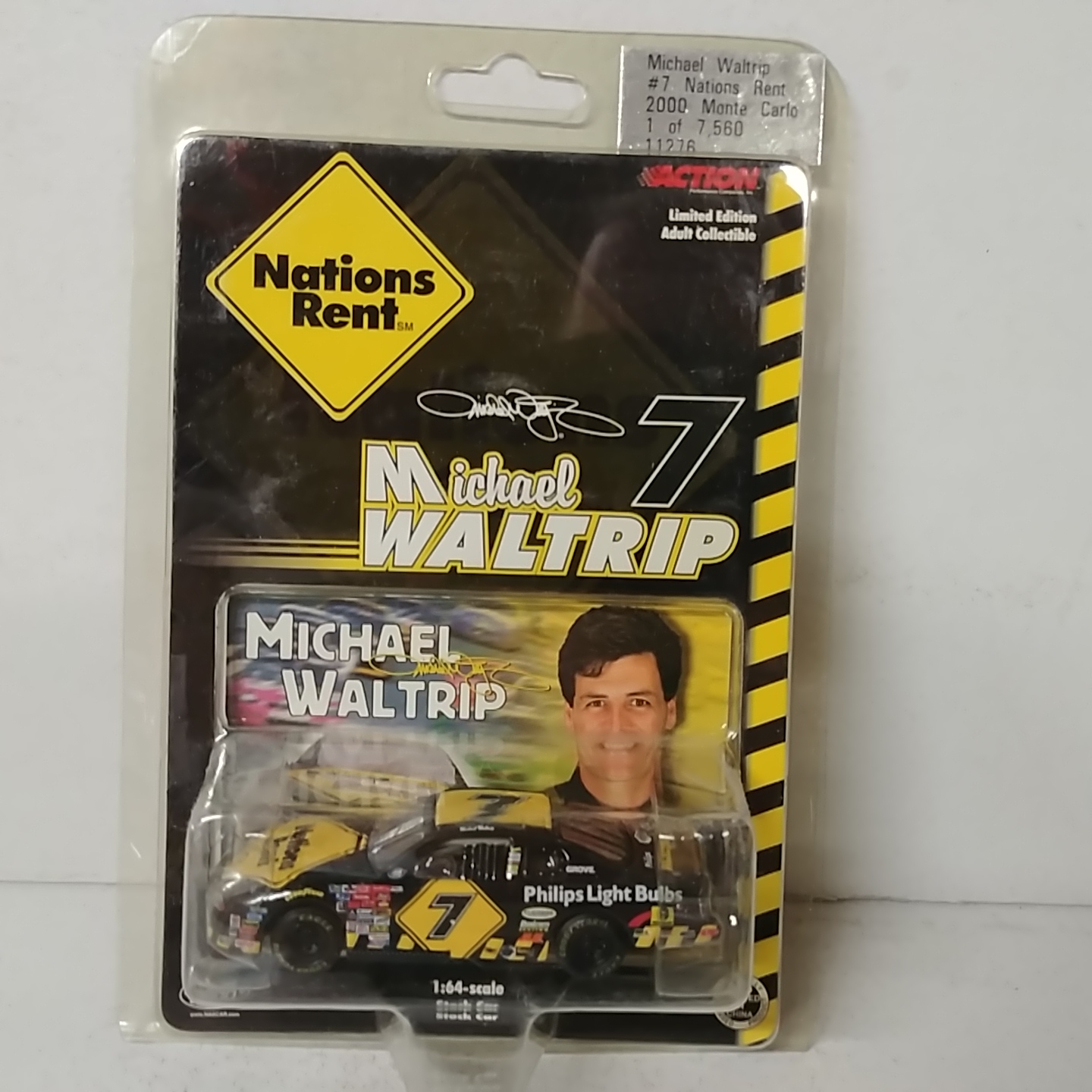 2000 Michael Waltrip 1/64th Nations Rent ARC Monte Carlo