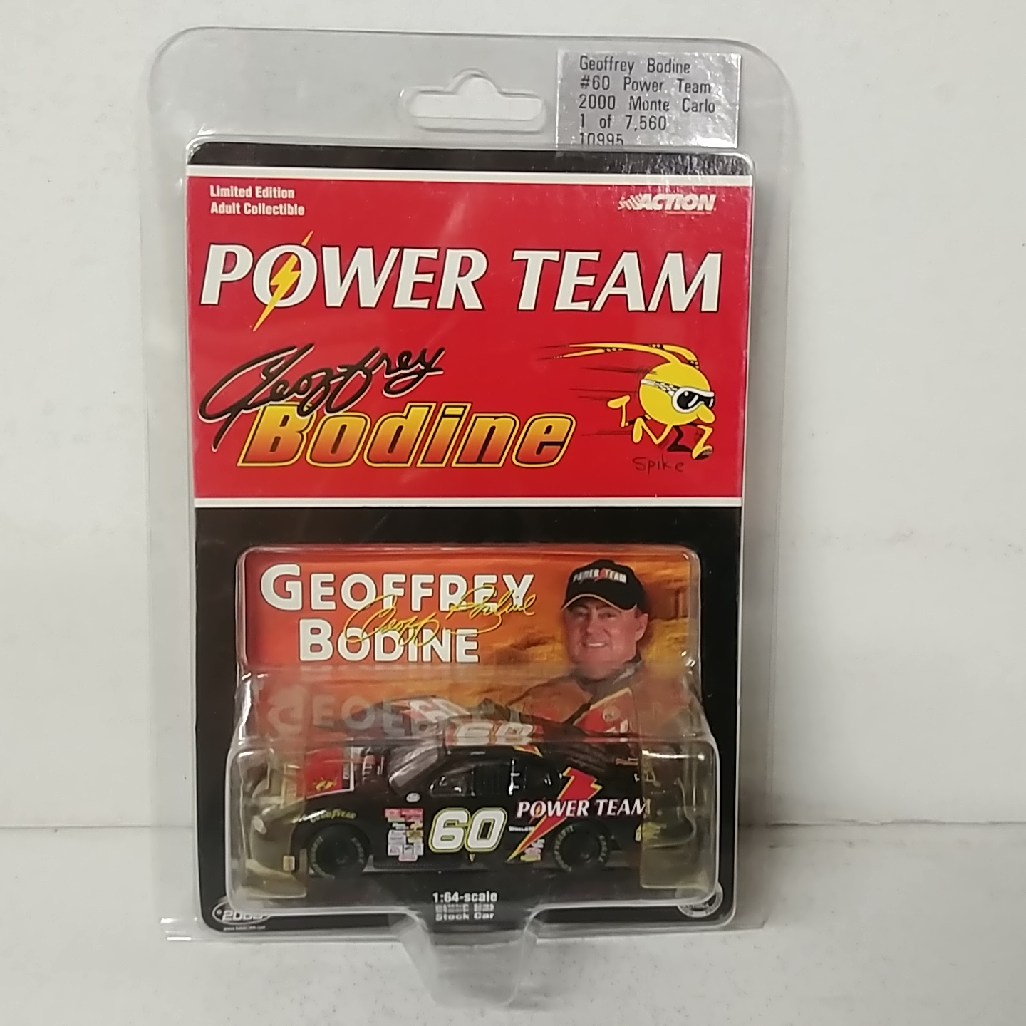 2000 Geoffrey Bodine 1/64th Power Team ARC Monte Carlo