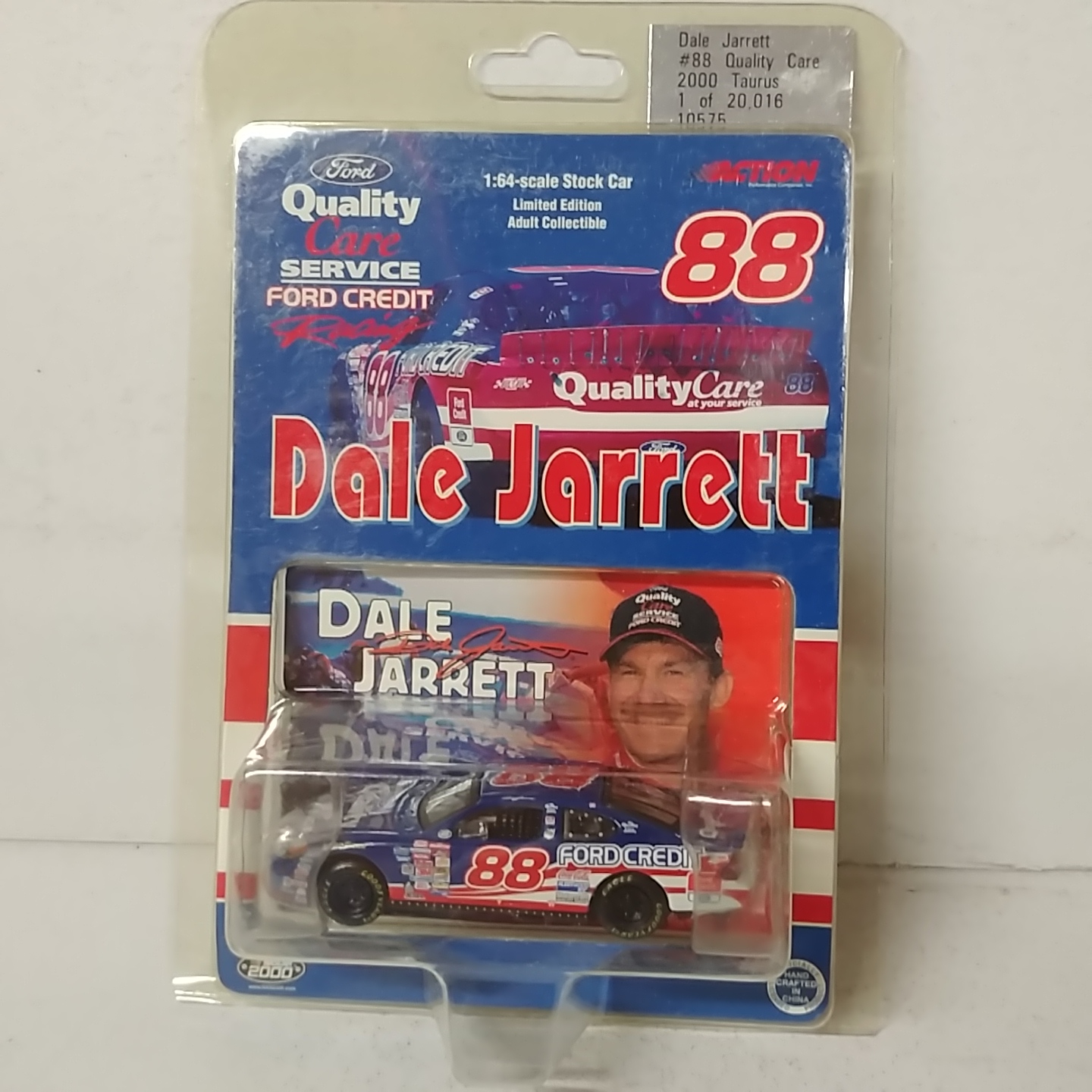 2000 Dale Jarrett 1/64th Ford Quality Care ARC Taurus