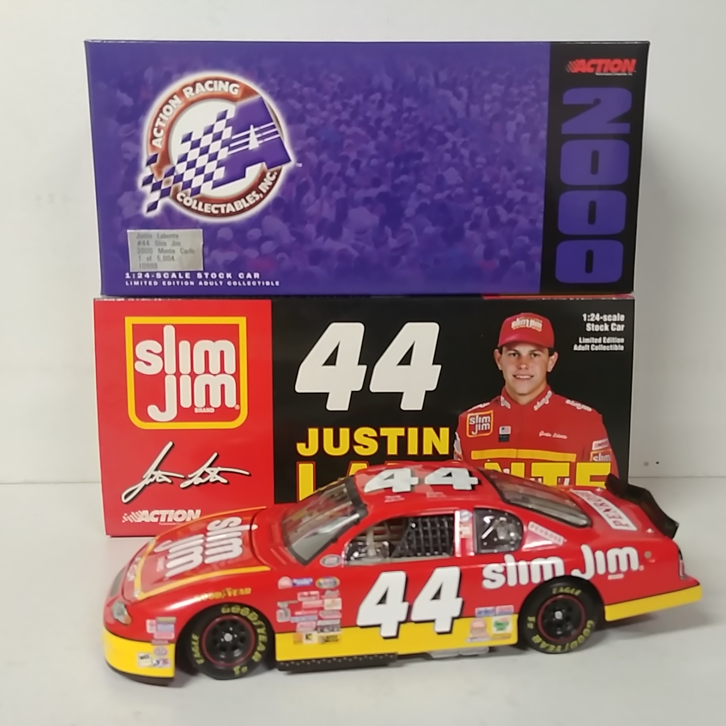 2000 Justin Labonte 1/24th Slim Jim c/w car