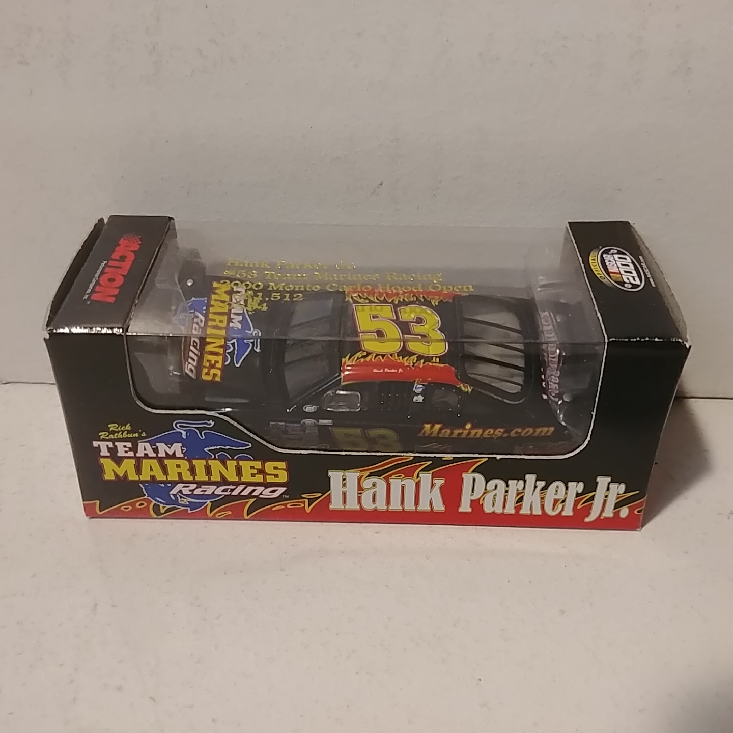 2000 Hank Parker Jr 1/64th Team Marines "Busch Series" RCCA hood open Monte Carlo