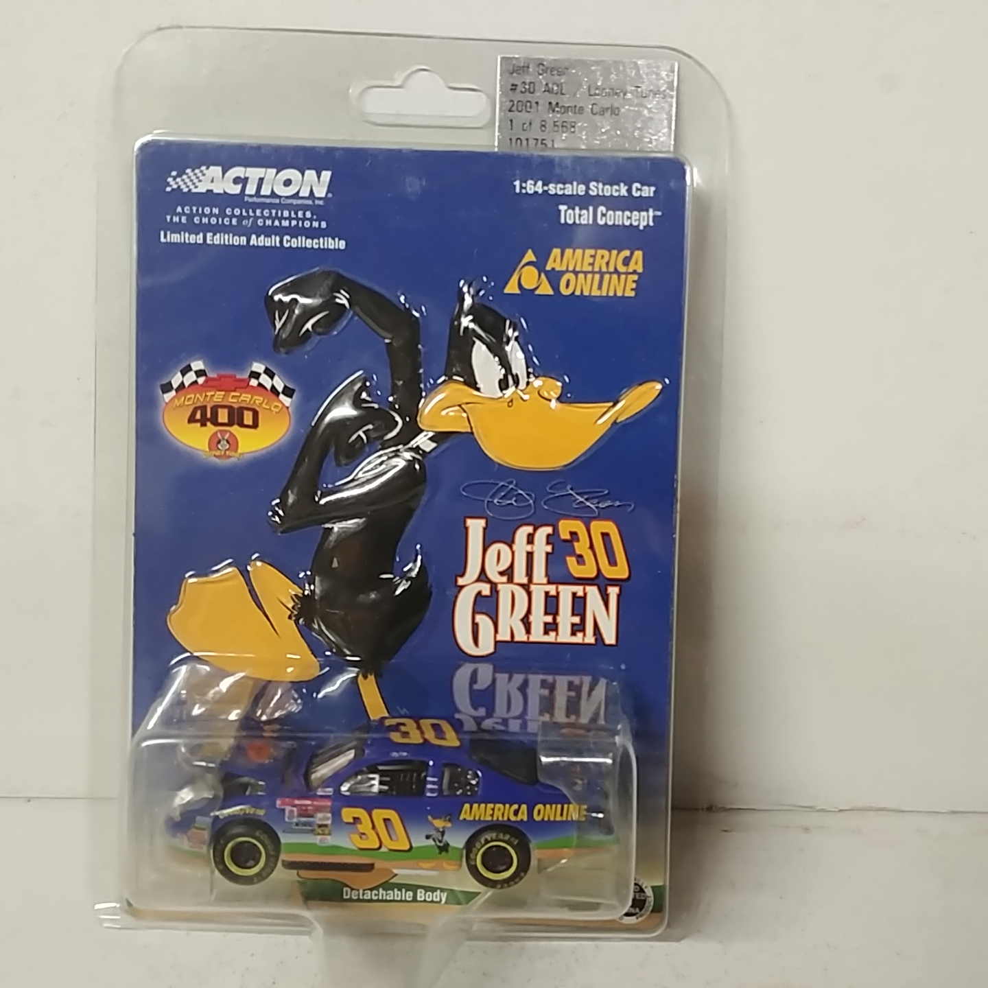 2001 Jeff Green 1/64th AOL "Looney Tunes Daffy Duck" Total Concept ARC Monte Carlo