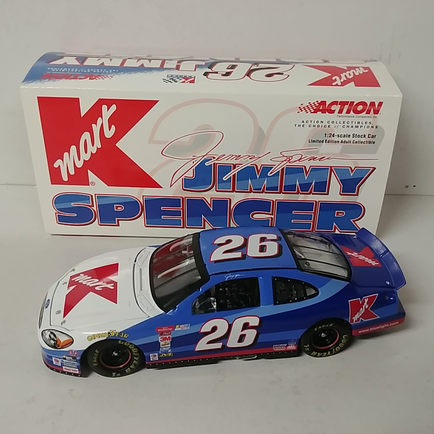 2001 Jimmy Spencer 1/24th Big Kmart c/w car