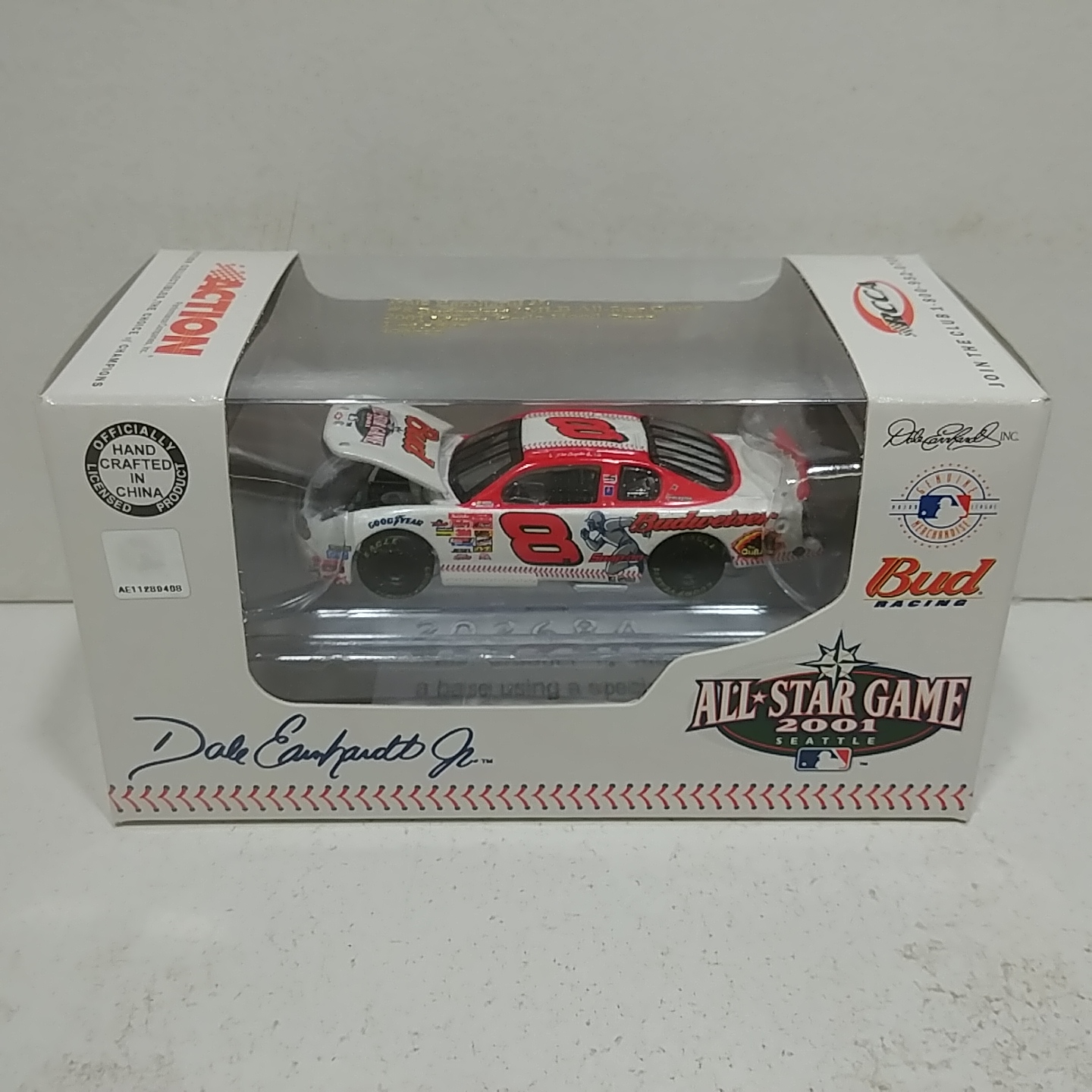 2001 Dale Earnhardt Jr 1/64th Budweiser "All-Star Game" RCCA hood open Monte Carlo