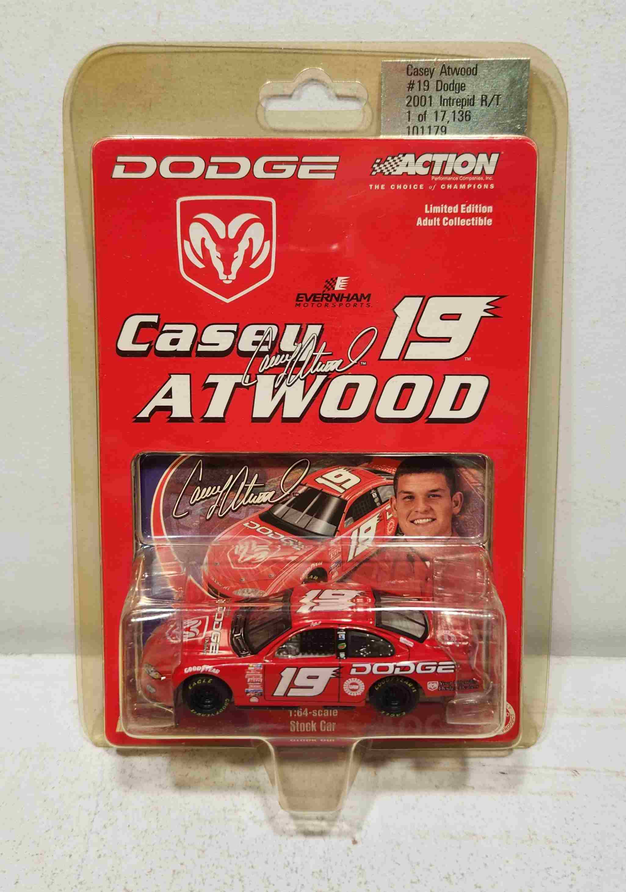 2001 Casey Atwood 1/64th Dodge Dealers ARC Intrepid
