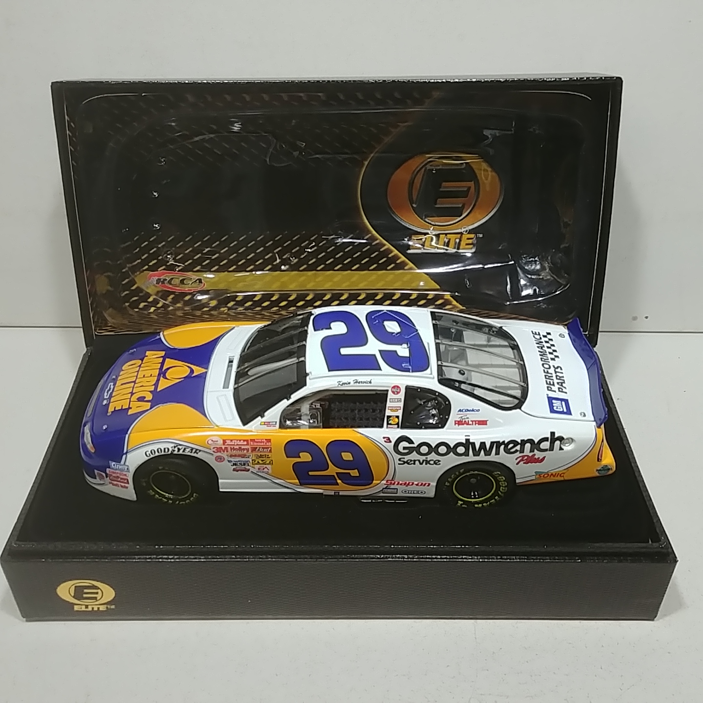 2001 Kevin Harvick 1/24th Goodwrench "AOL" Elite Monte Carlo