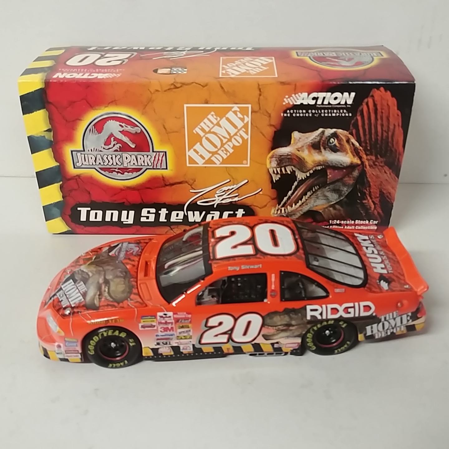 2001 Tony Stewart 1/24th Home Depot "Jurassic Park" Pontiac Grand Prix