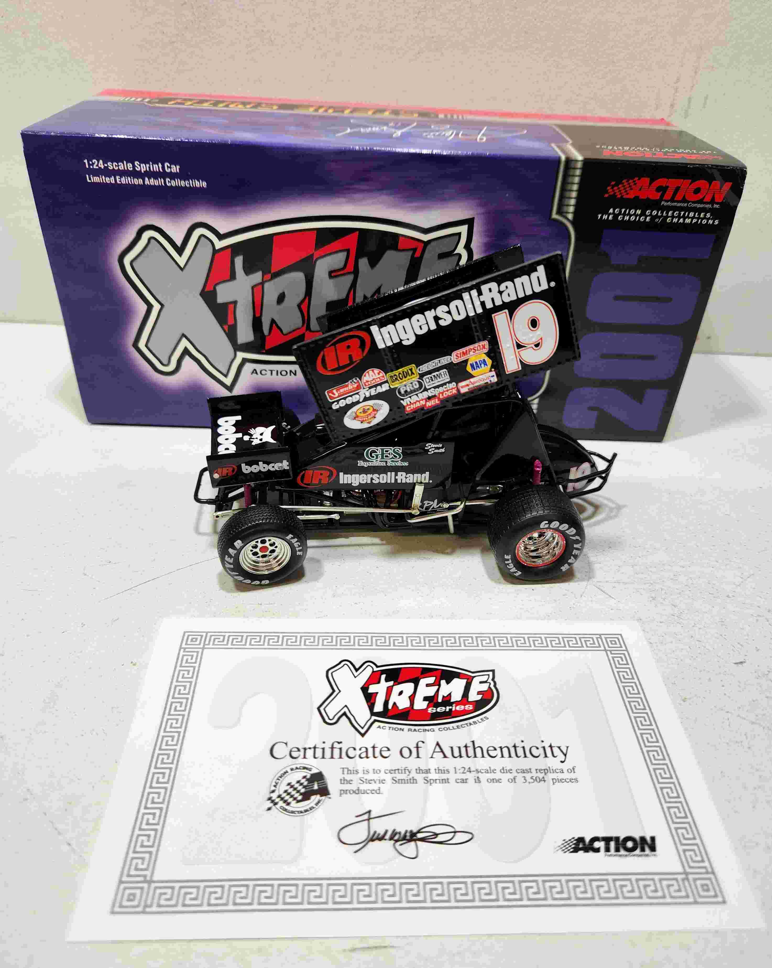 2001 Stevie Smith 1/24th Ingersoll Rand sprint car