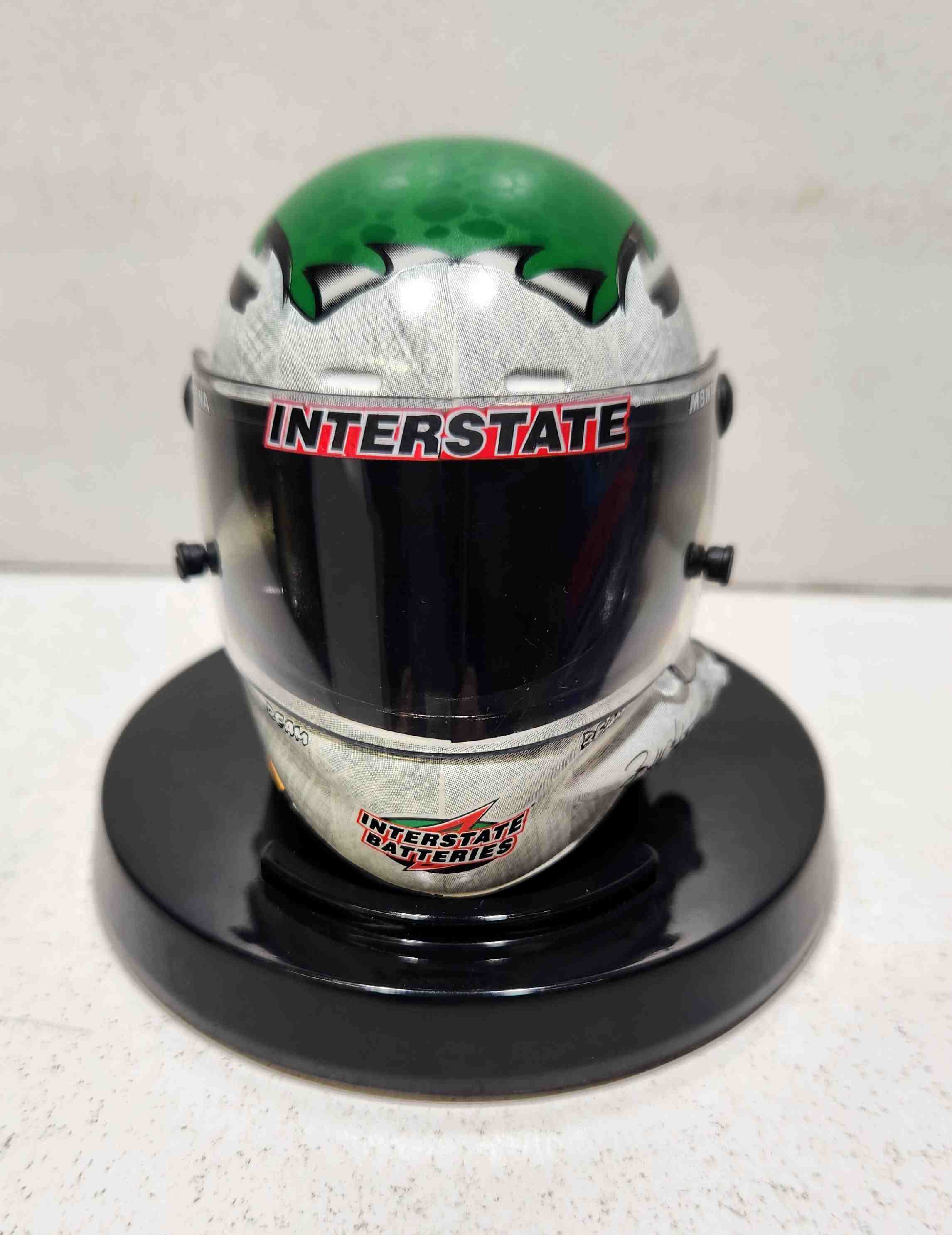 2001 Bobby Labonte 1/4th Interstate Batteries "Jurassic Park" mini helmet