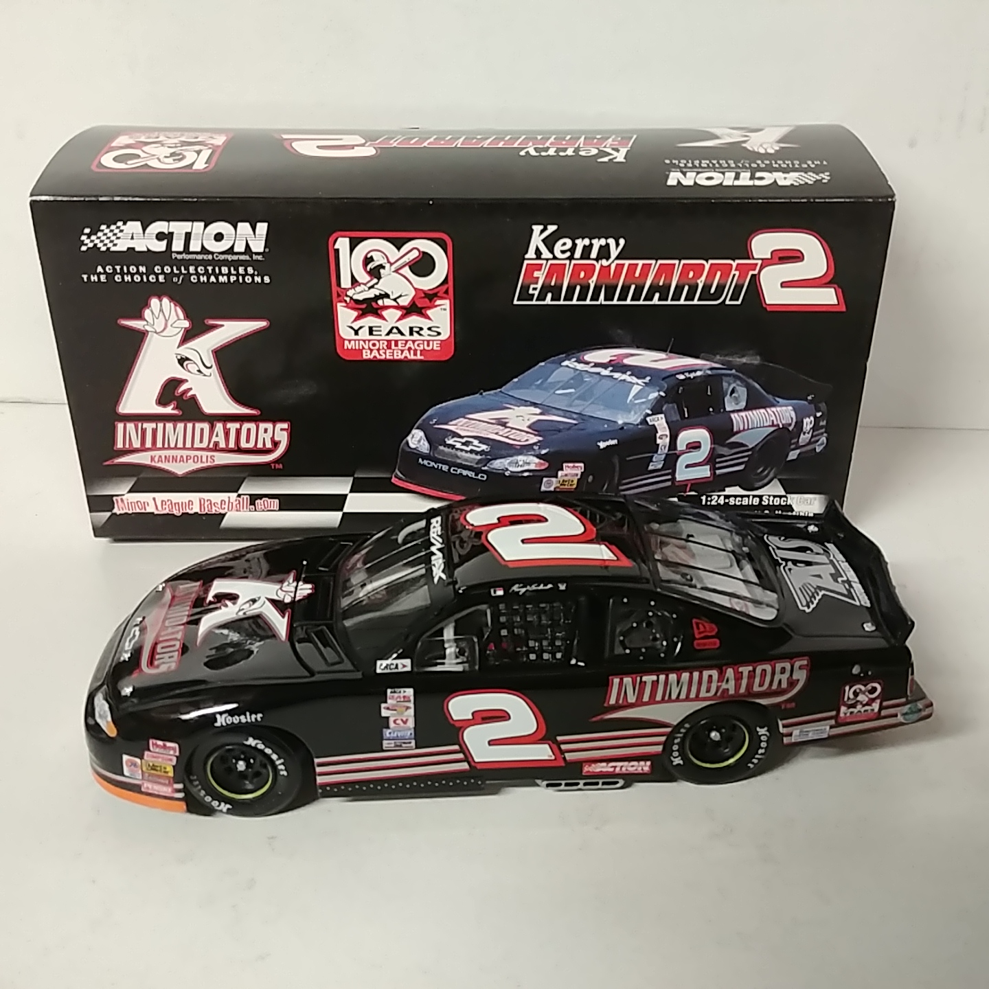 2001 Kerry Earnhardt 1/24th Kannapolis Intimidators RCCA c/w bank