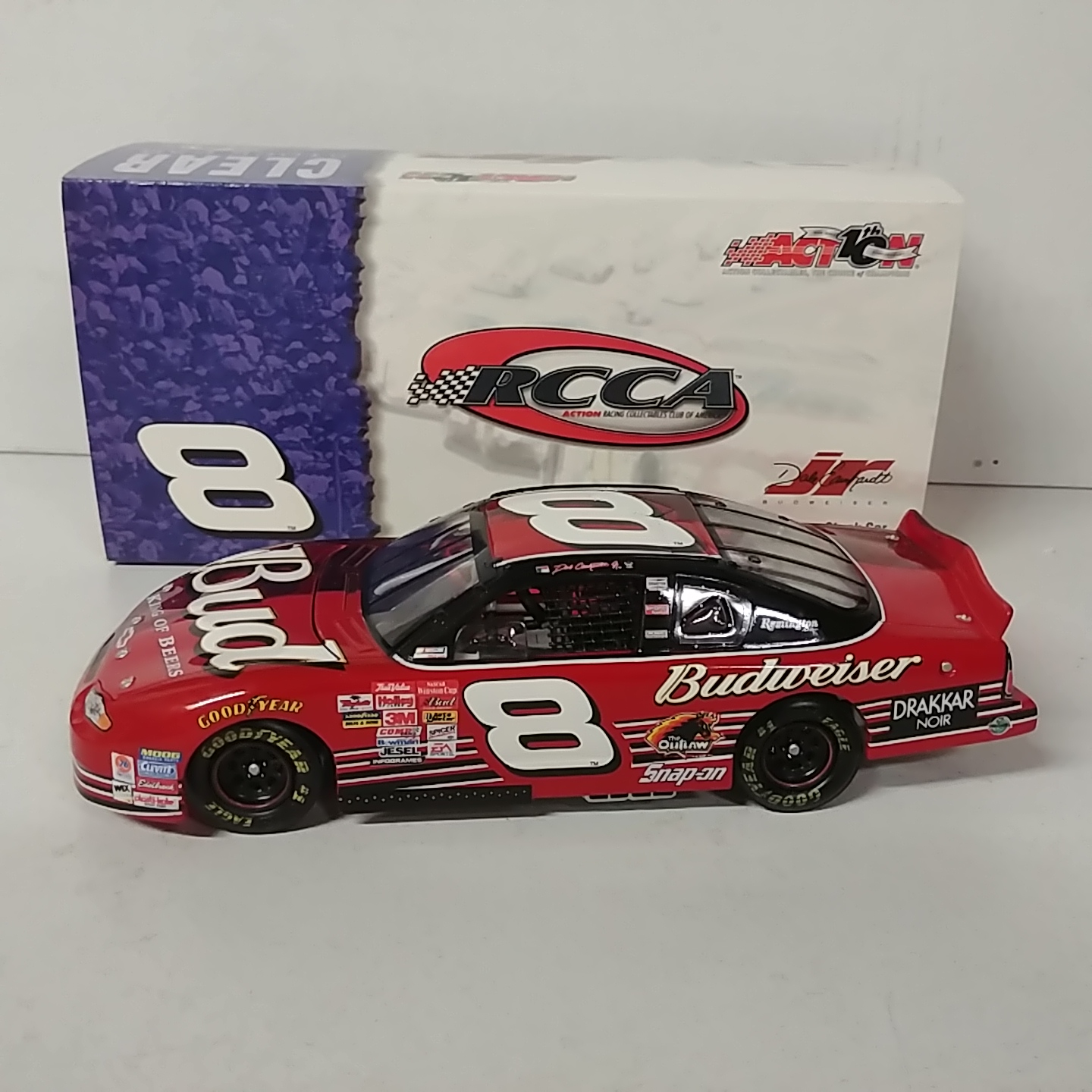 2002 Dale Earnhardt Jr 1/24th Budweiser "Half Clear" car