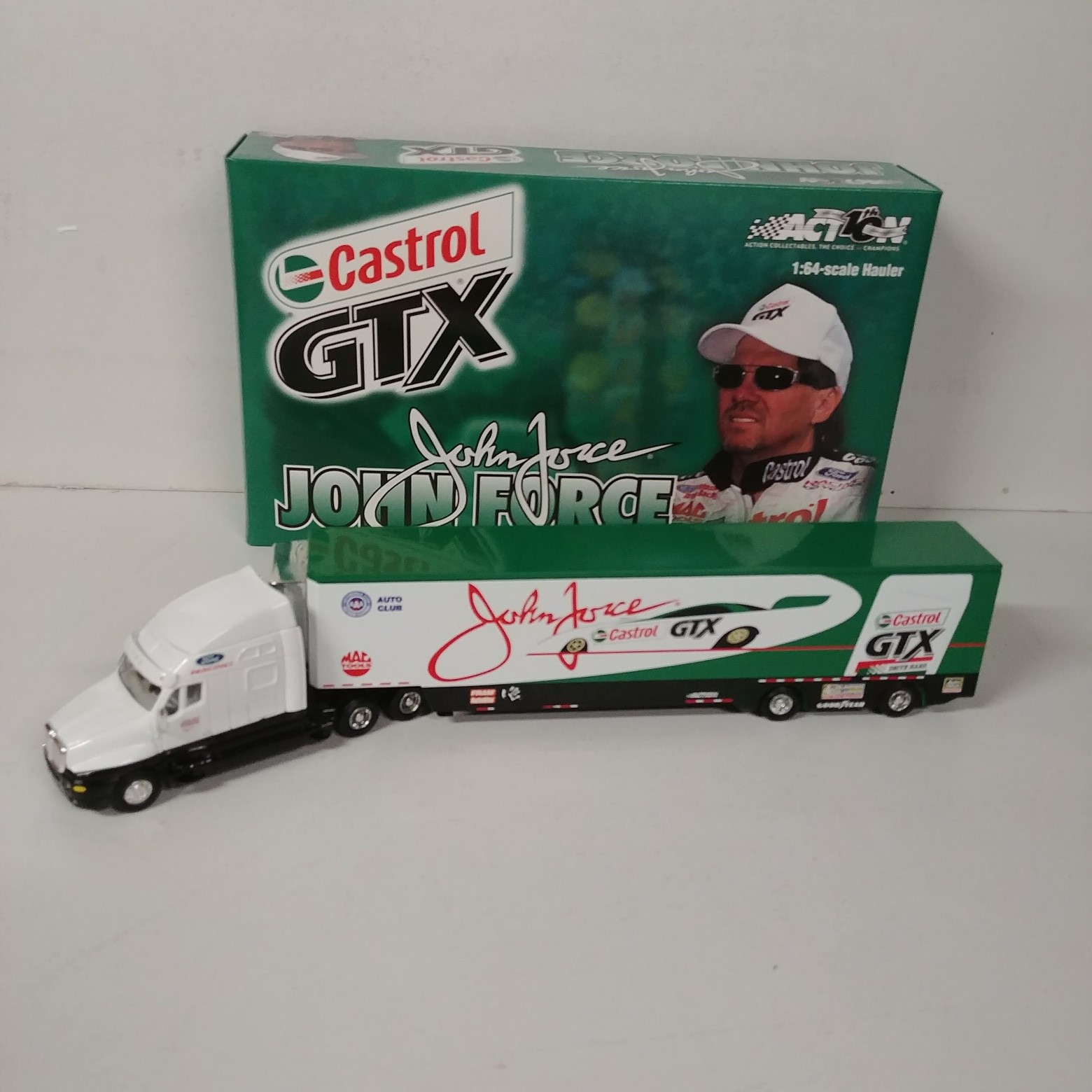 2002 John Force 1/64th Castrol GTX Hauler