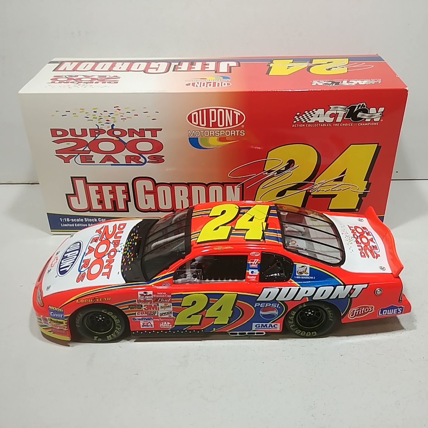 2002 Jeff Gordon 1/18th DuPont "200th Anniversary" ARC Monte Carlo