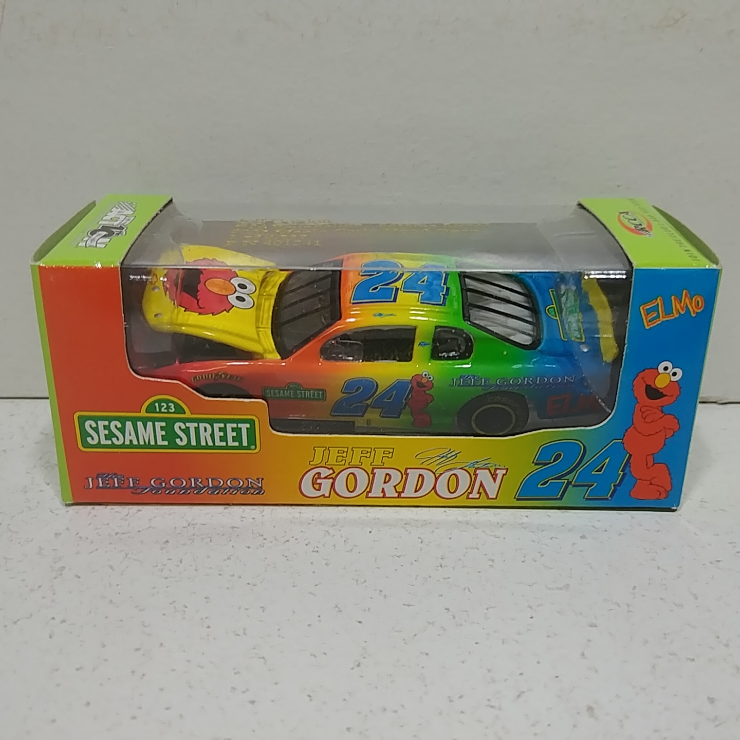 2002 Jeff Gordon 1/64th Foundation "Sesame Street" hood open Monte Carlo