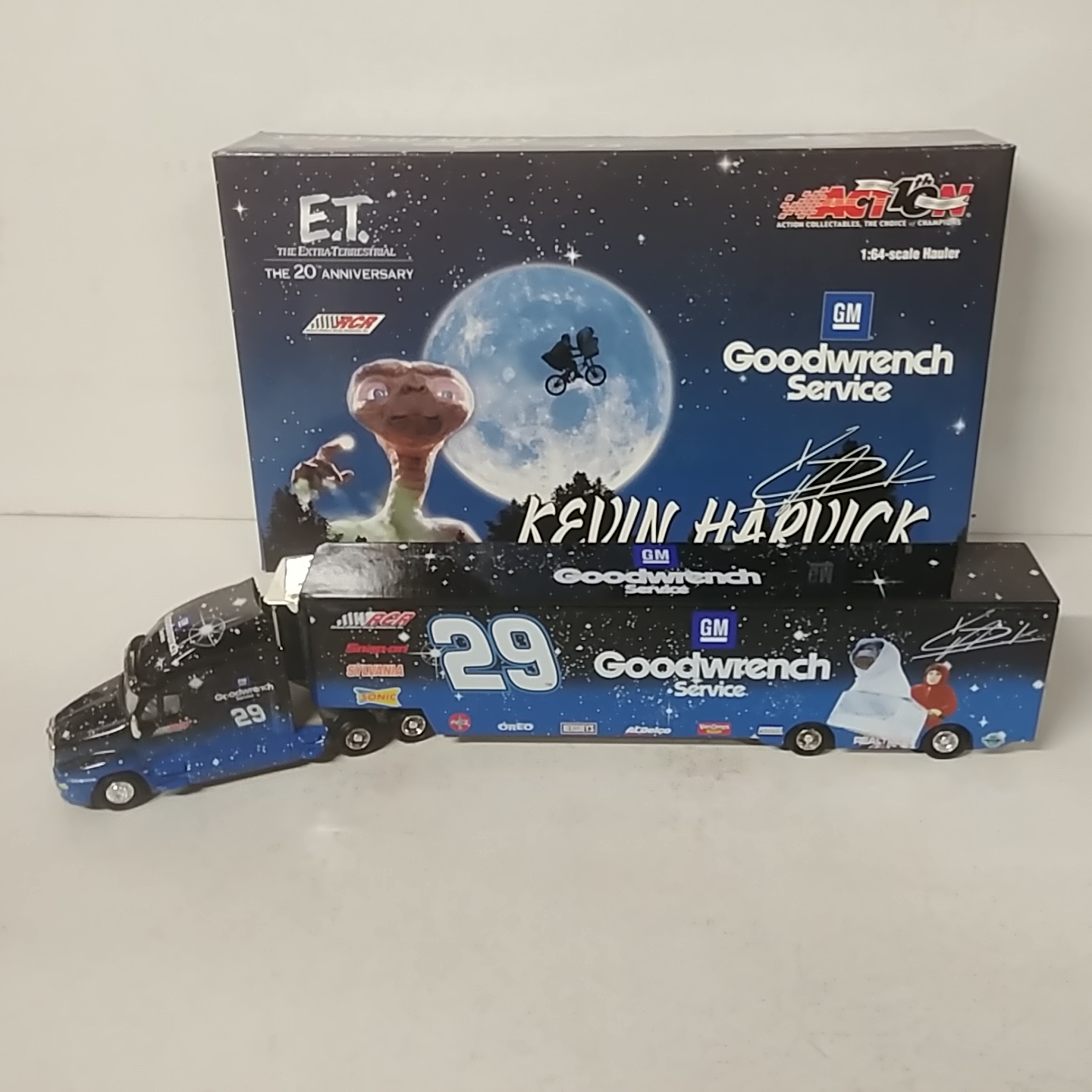 2002 Kevin Harvick 1/64th Goodwrench "ET" hauler