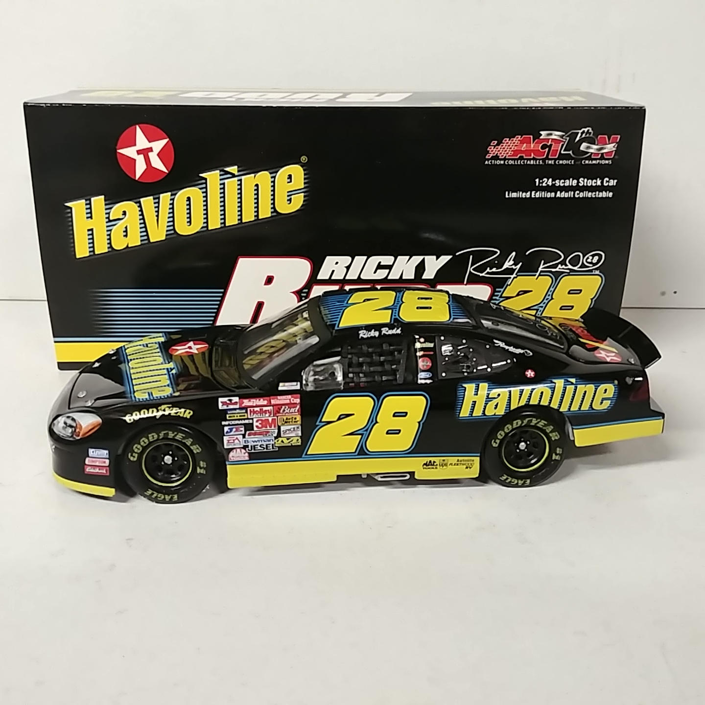 2002 Ricky Rudd 1/24th Havoline c/w car