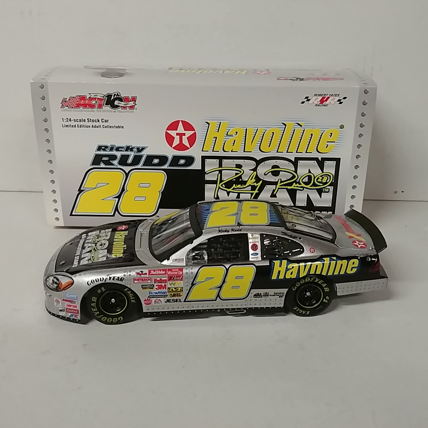 2002 Ricky Rudd 1/24th Havoline "Ironman" c/w car