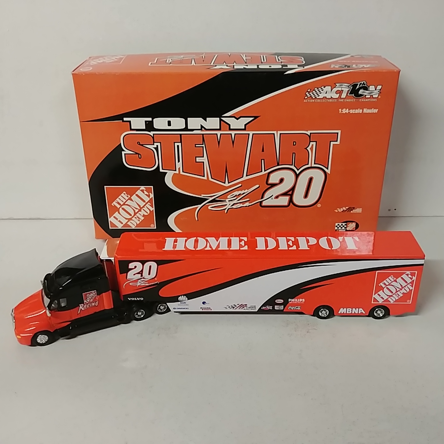 2002 Tony Stewart 1/64th Home Depot hauler