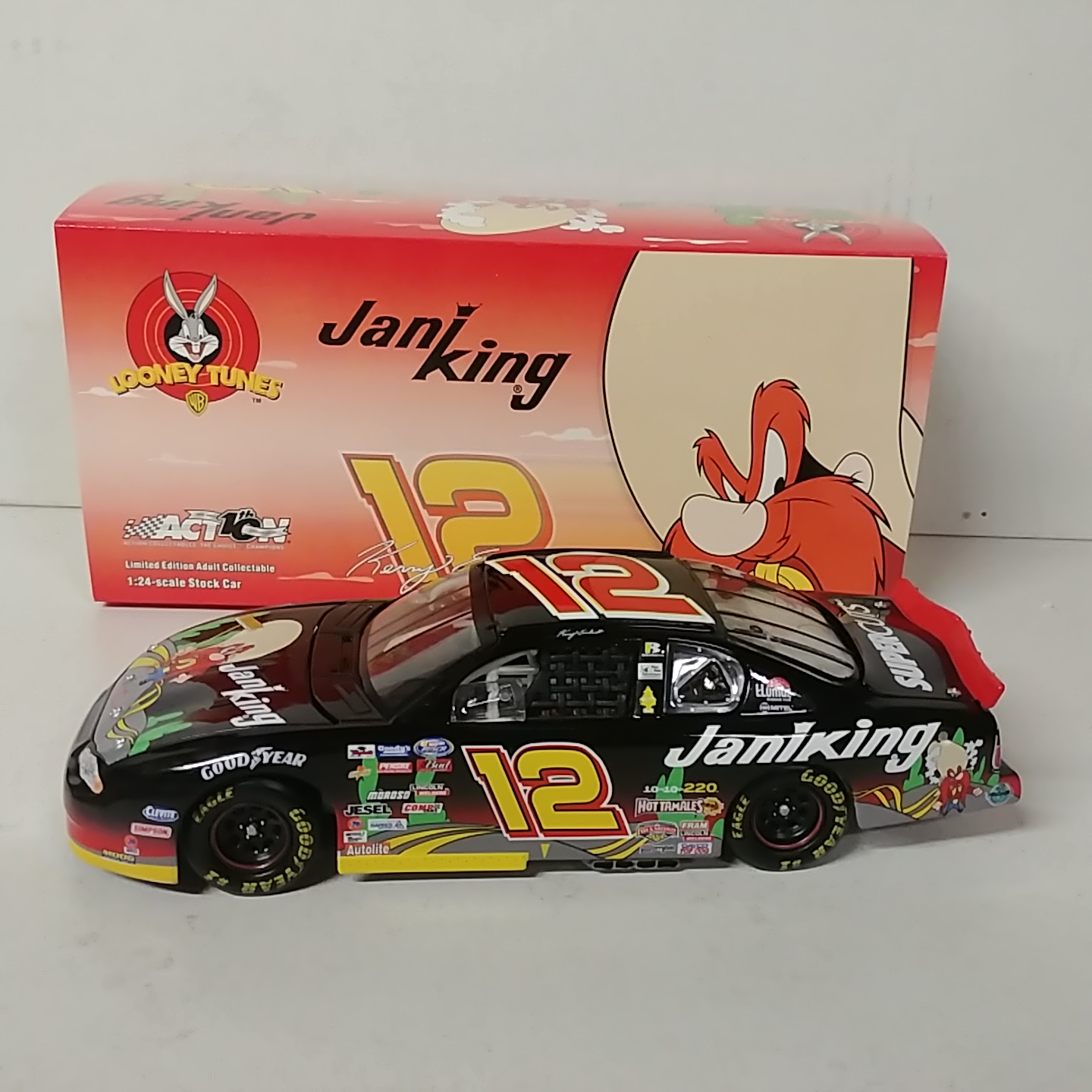 2002 Kerry Earnhardt 1/24th Janiking "Yosemite Sam""Looney Tunes" c/w car