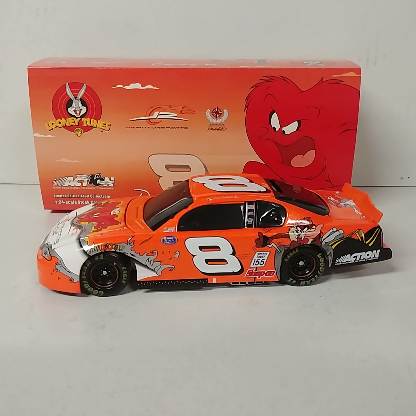 2002 Dale Earnhardt Jr 1/24th Looney Tunes b/w bank