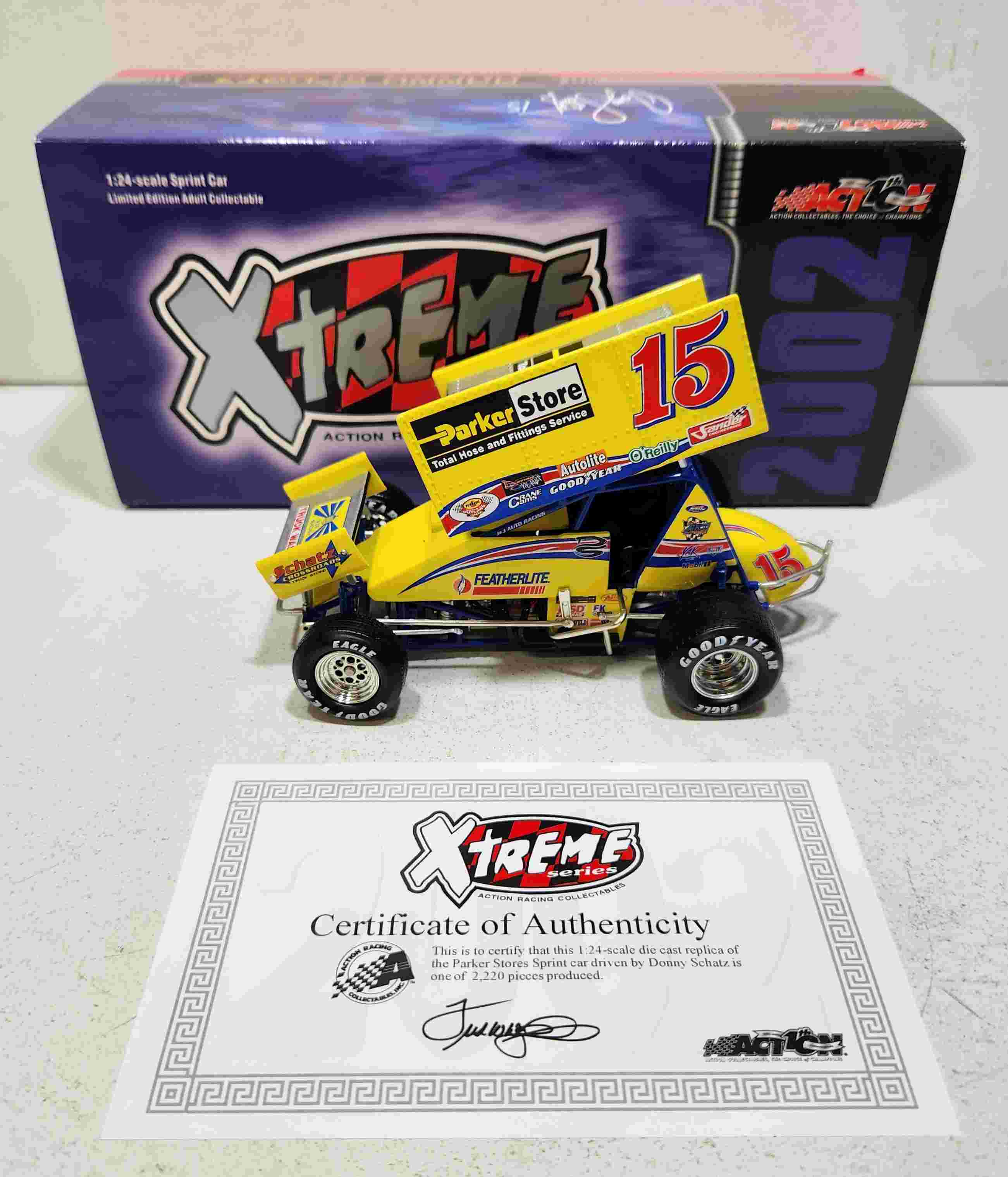 2002 Donny Schatz 1/24th Parker Stores sprint car