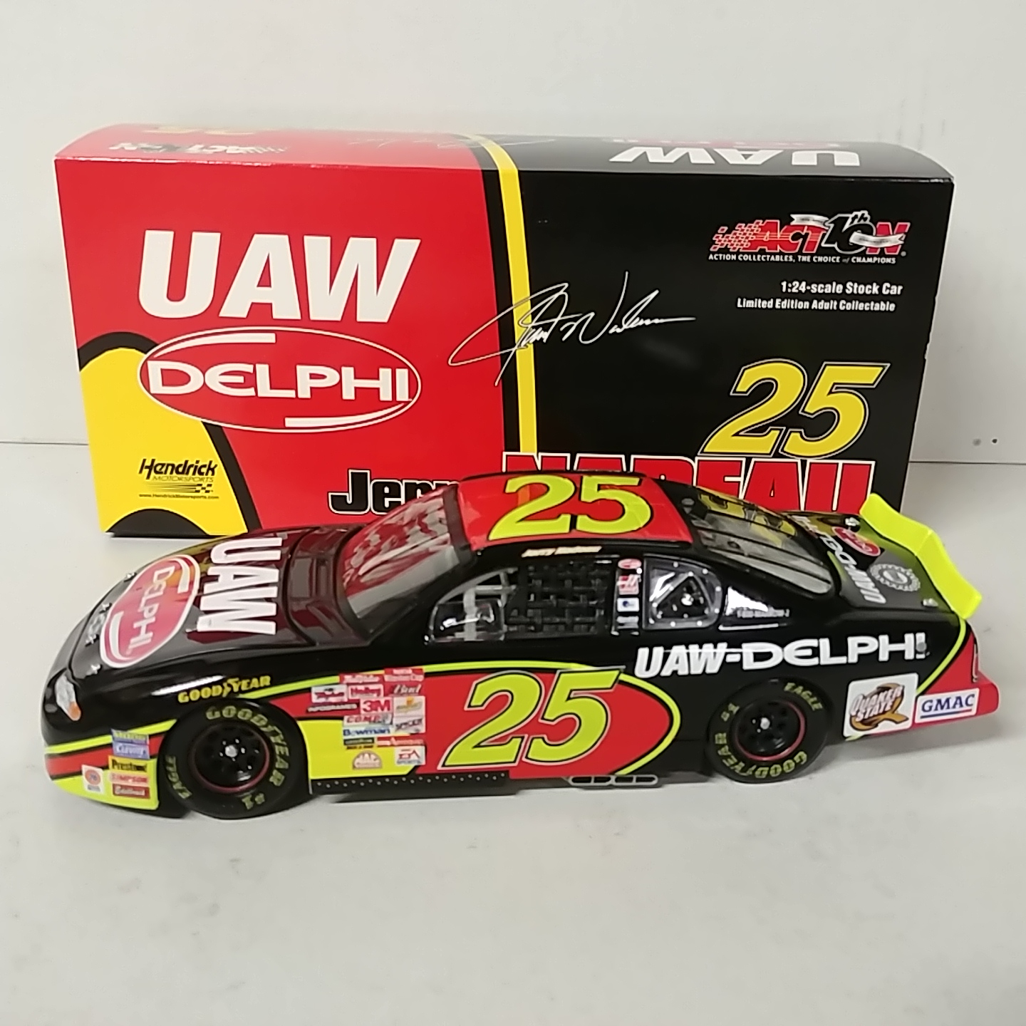 2002 Jerry Nadeau 1/24th UAW-Delphi c/w car