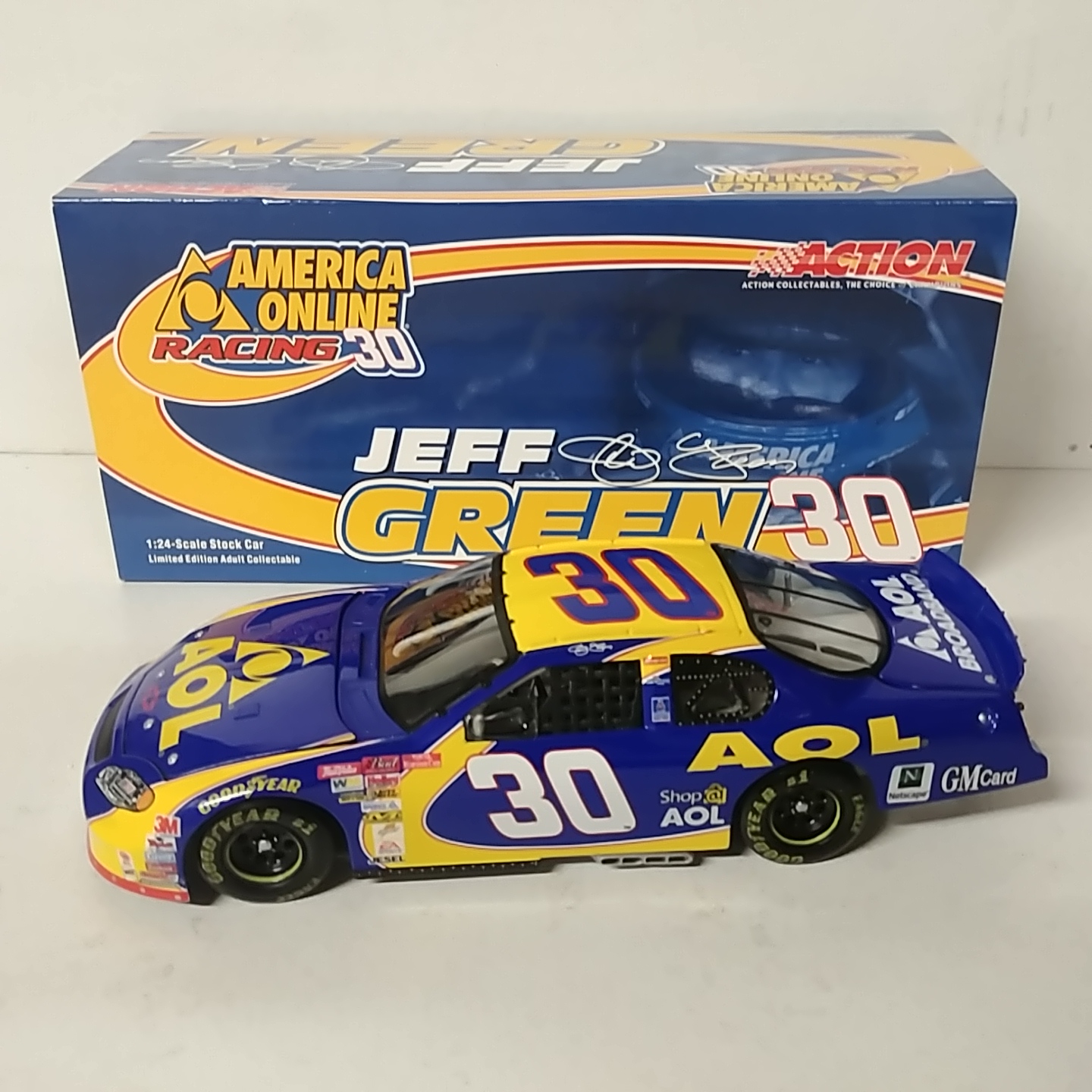 2003 Jeff Green 1/24th AOL c/w car