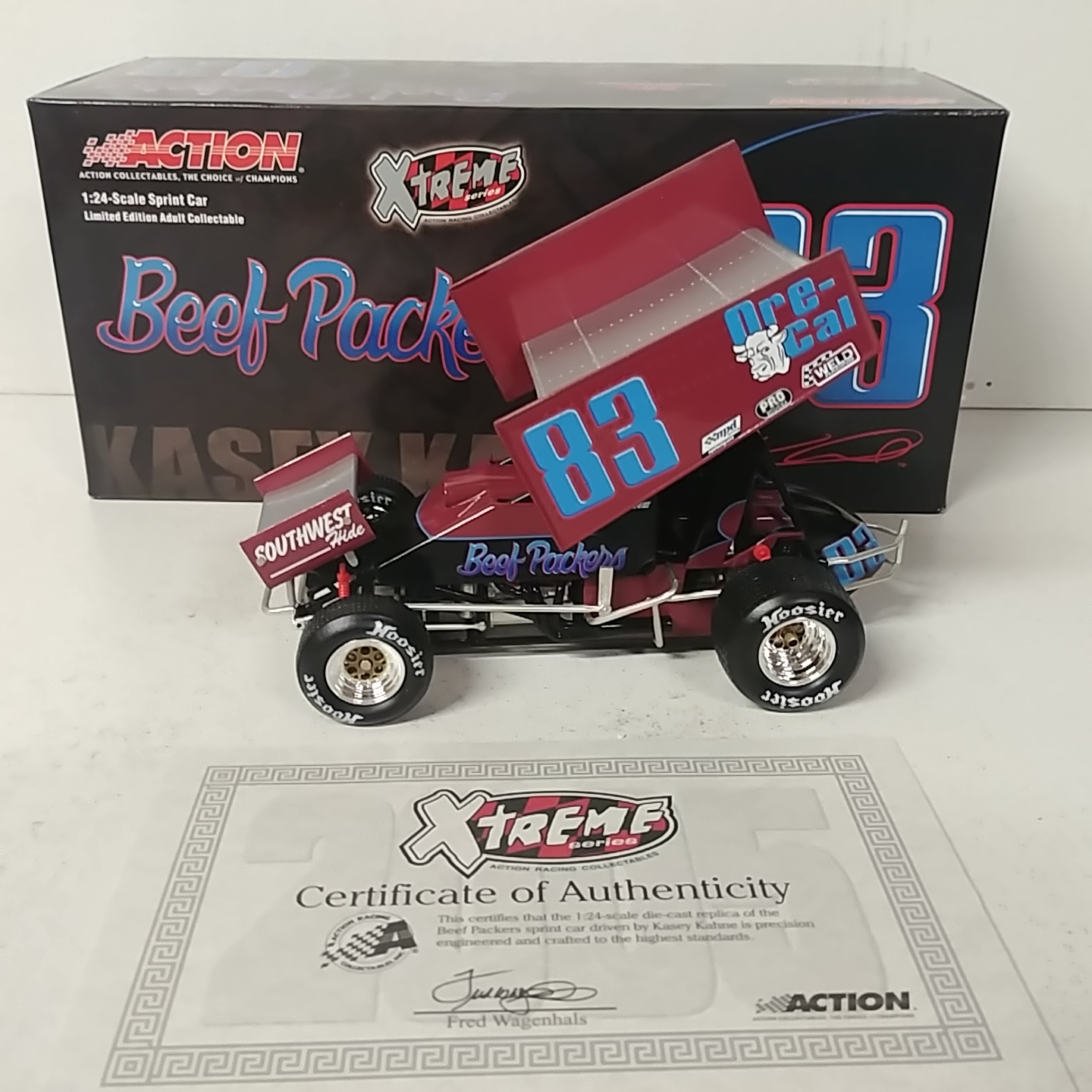 2003 Kasey Kahne 1/24th Beef Packers sprint car