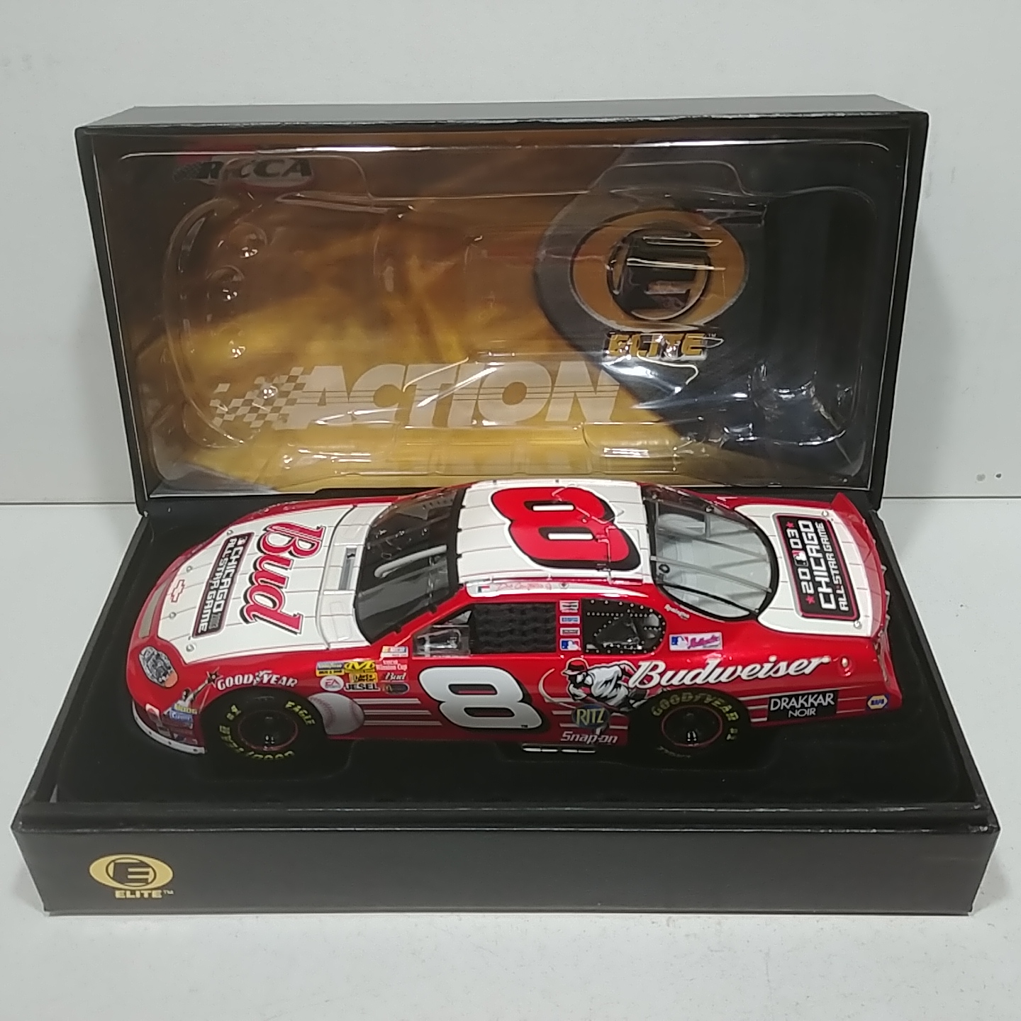 2003 Dale Earnhardt Jr 1/24th Budweiser " MLB All-Star Game" Elite Monte Carlo