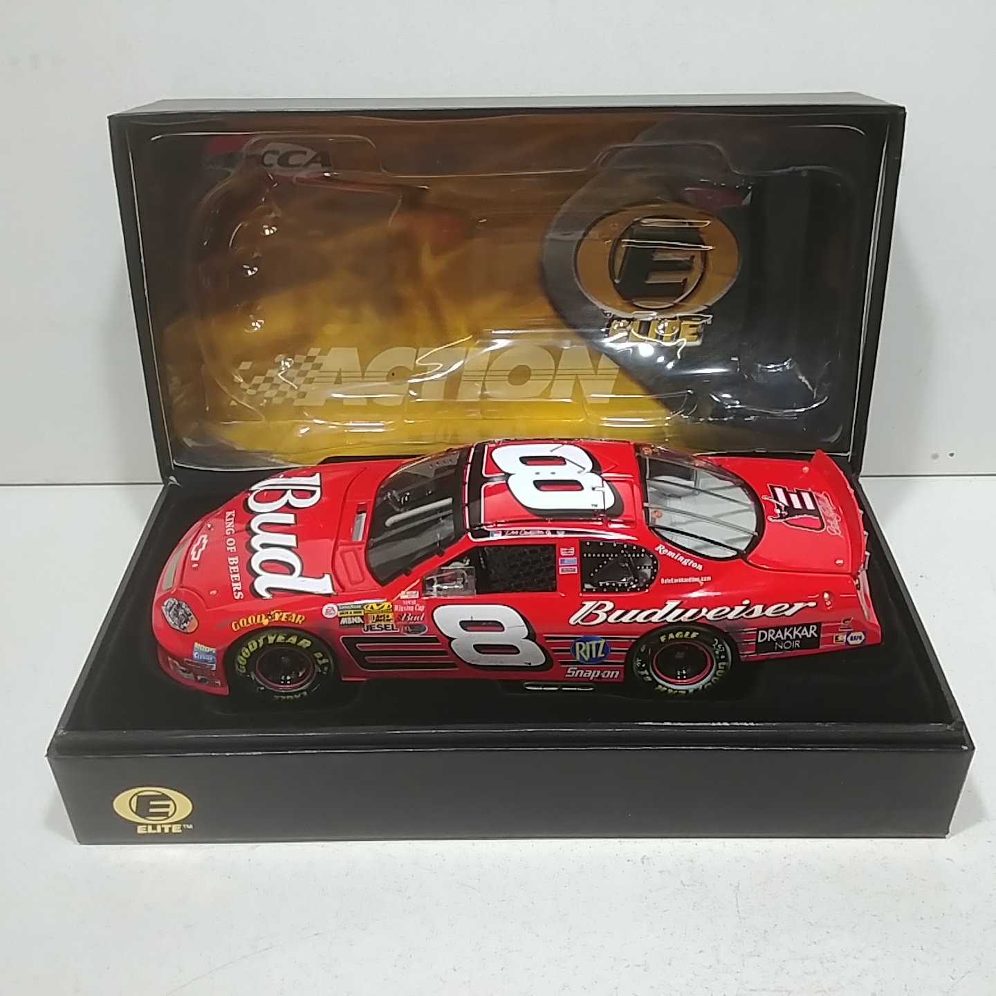 2003 Dale Earnhardt Jr 1/24th Budweiser "Phoenix Win Raced Version" Elite Monte Carlo