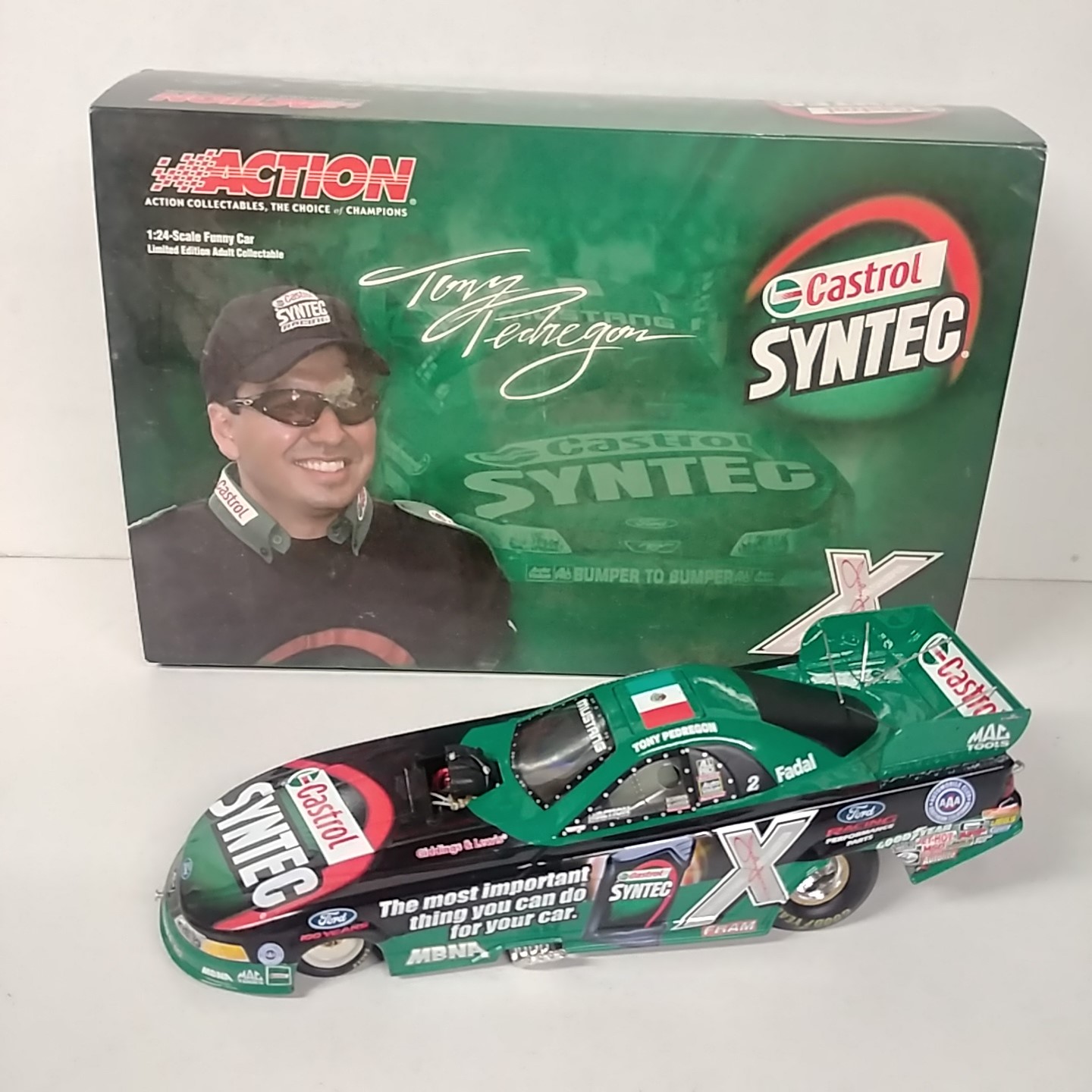 2003 Tony Pedregon 1/24th Castrol Syntec funny car