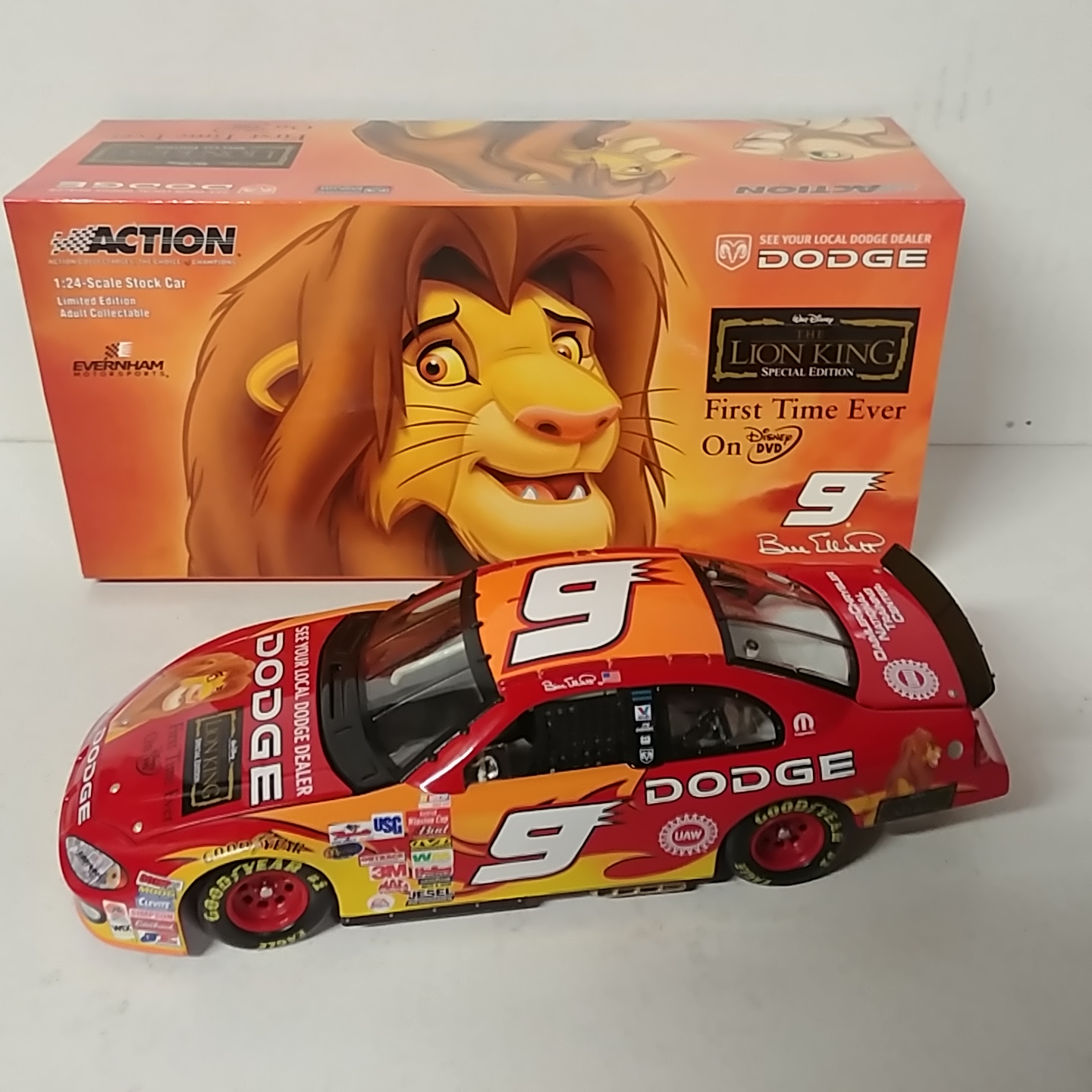 2003 Bill Elliott 1/24th Dodge  "Lion King" c/w Intrepid R/T