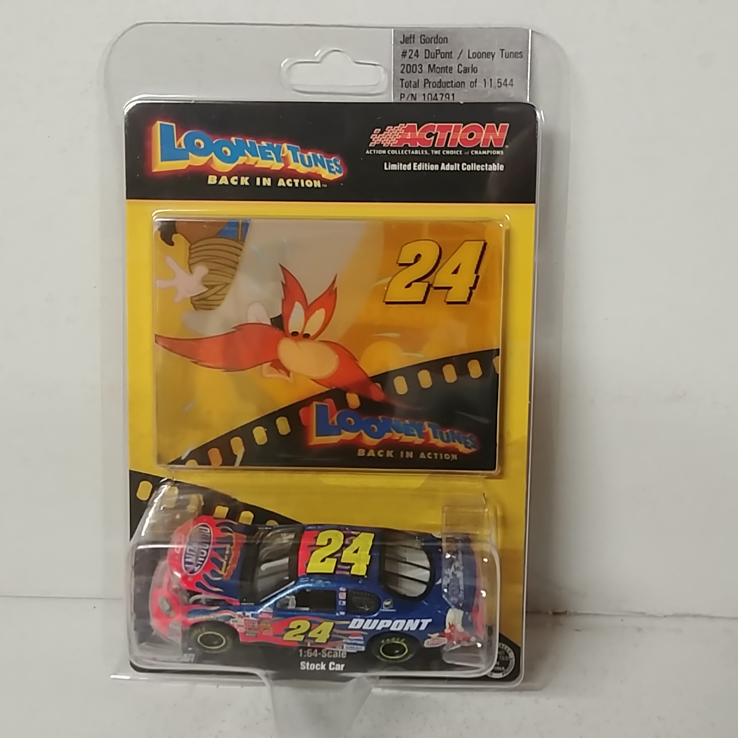 2003 Jeff Gordon 1/64th Dupont  "Looney Tunes Yosemite Sam" ARC Monte Carlo