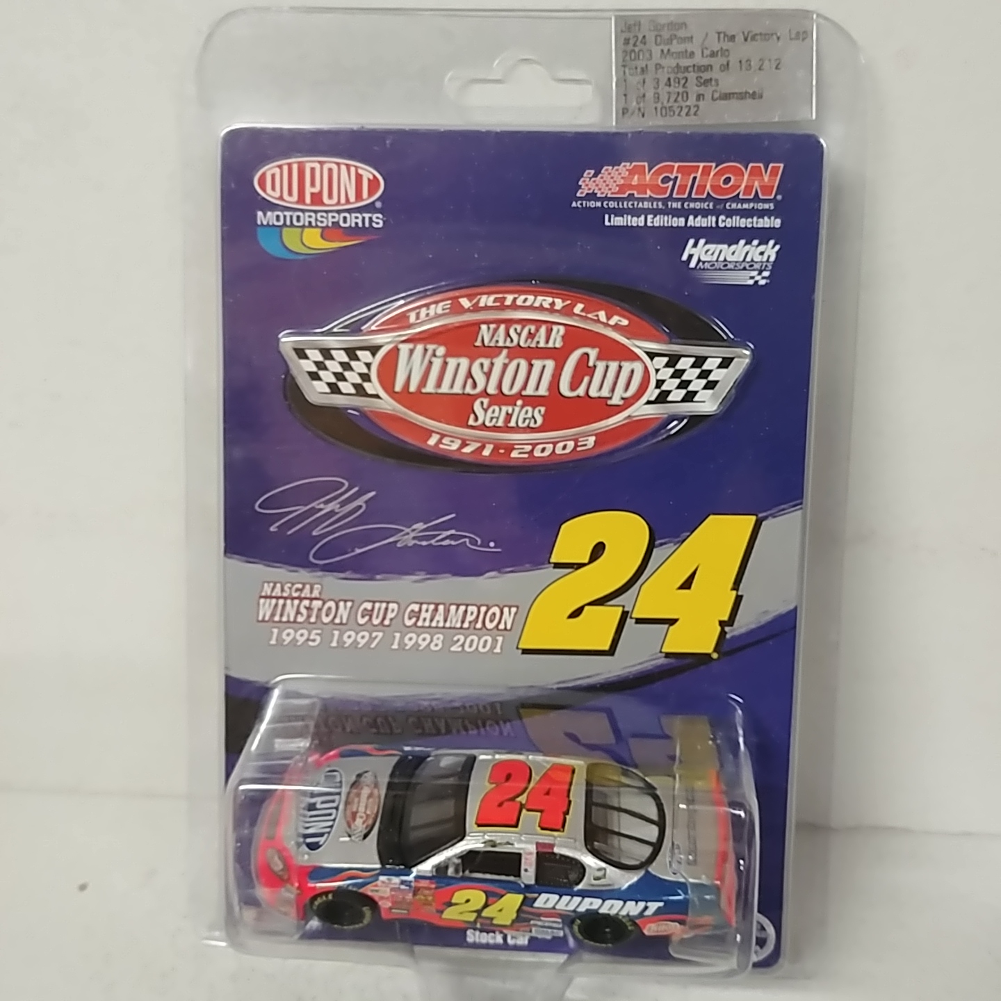 2003 Jeff Gordon 1/64th Dupont  "Victory Lap" ARC Monte Carlo