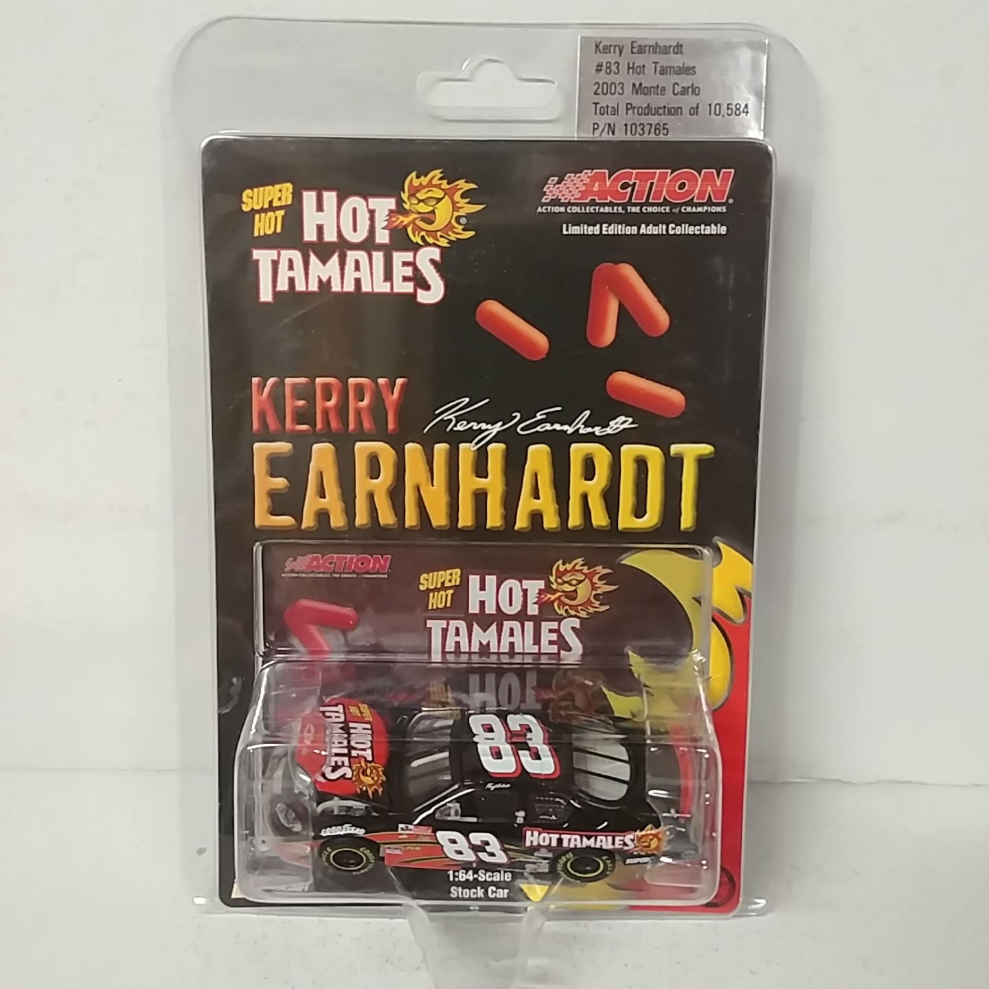 2003 Kerry Earnhardt 1/64th Hot Tamales ARC hood open Monte Carlo