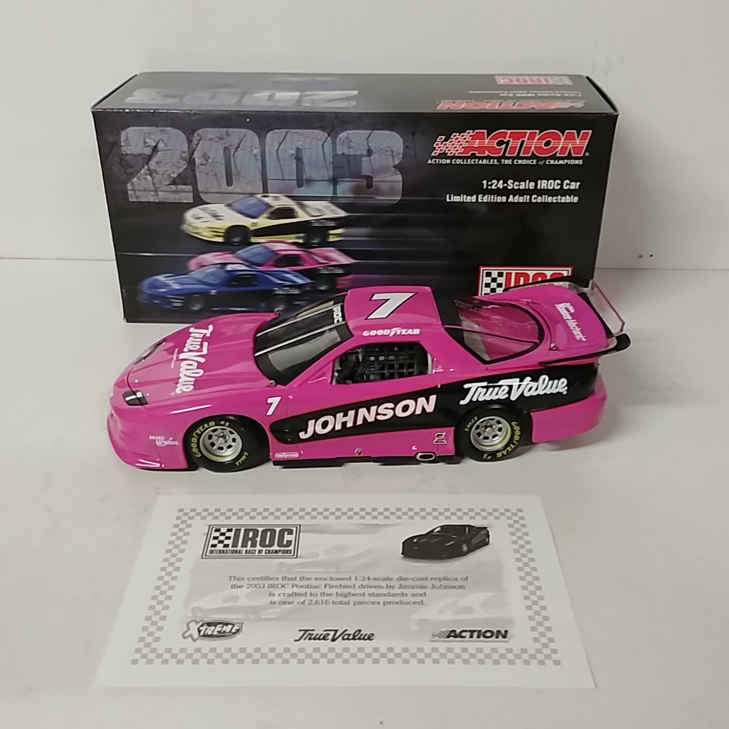 2003 Jimmie Johnson 1/24th IROC Firebird car